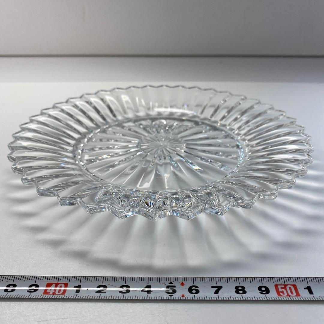 リアリスティックな バカラ ミルニュイ プレート 共箱 横幅20.7㎝ 東Y6-0603 トヒオ 【正規品販売】