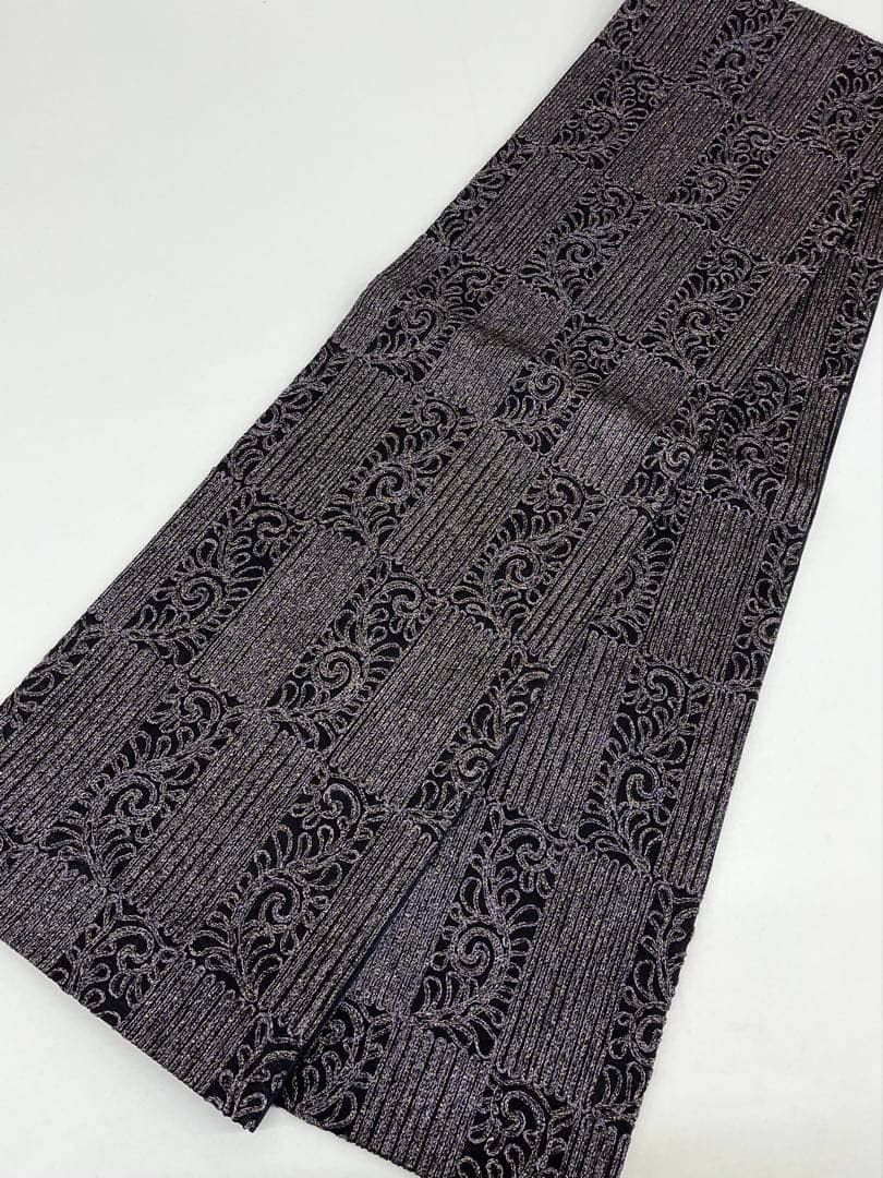 無月 MUGETU 総刺繍 全通 袋帯 落款入 金糸 Q1258 - メルカリ
