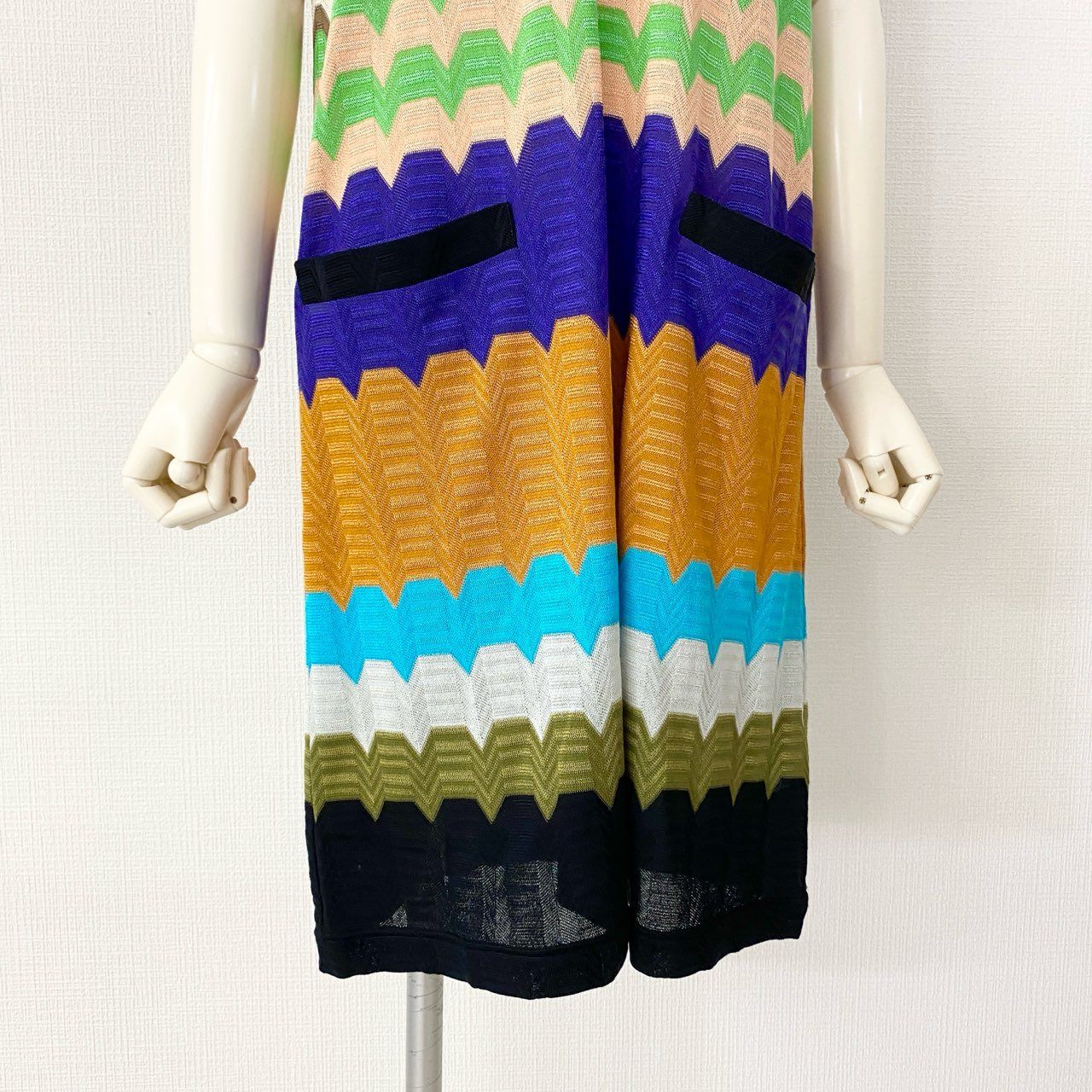 楽天市場】MISSONI ミッソーニ ニットワンピース 良好 大きいサイズ44