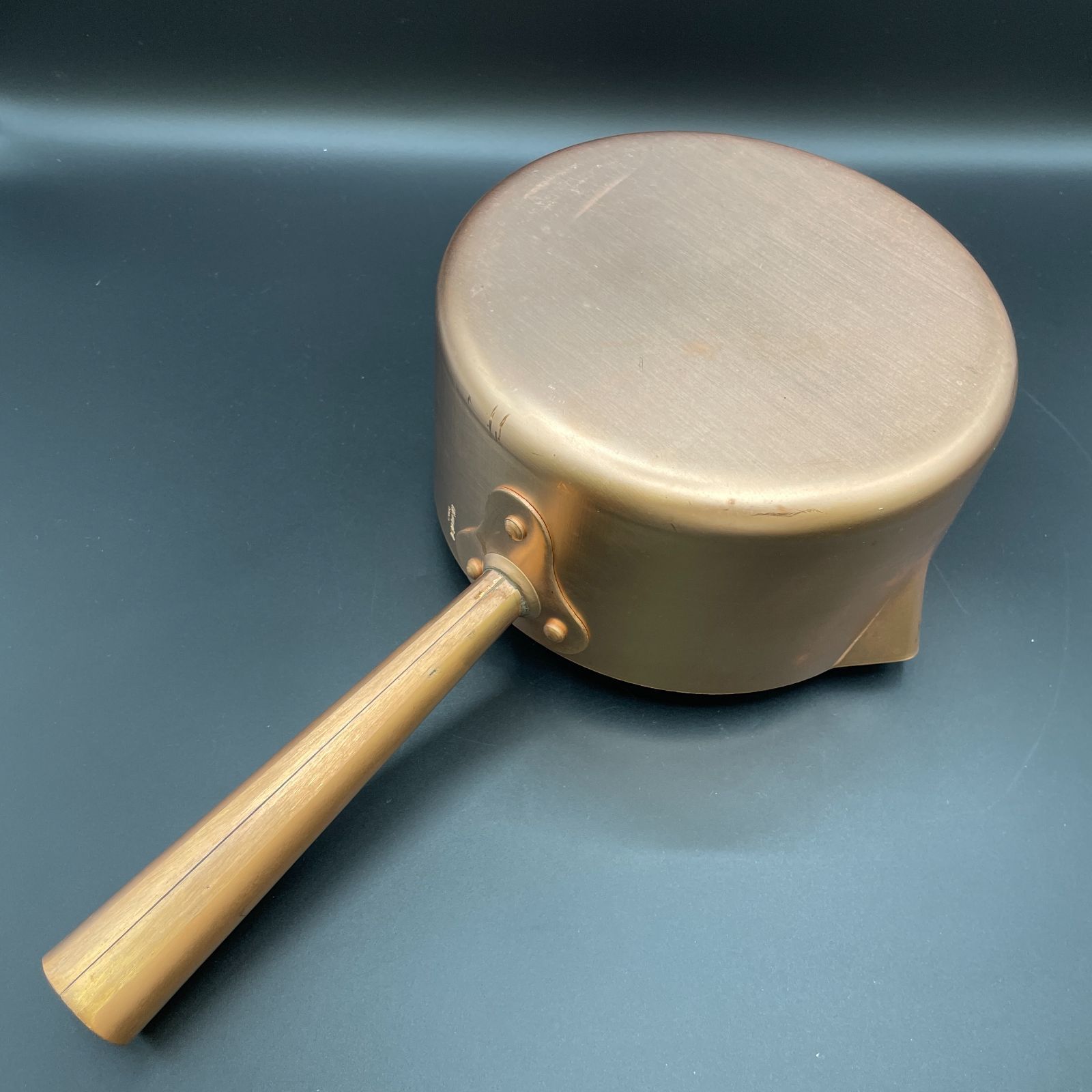 新品・未使用】MAUVIEL（ムヴィエール） 銅製ポエロン鍋