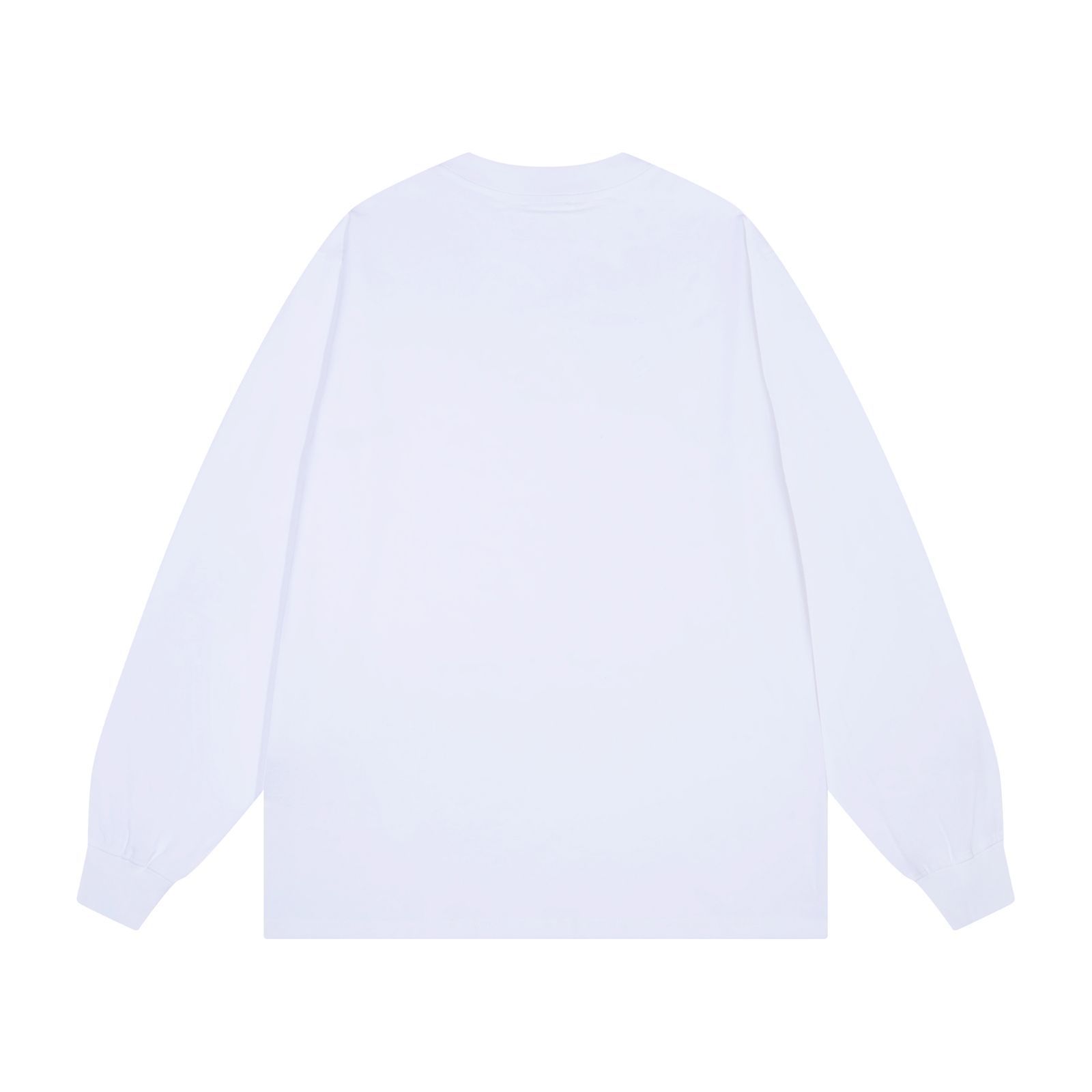 ON 828 メンズ ロングスリーブ Tシャツ プリント ブラック ホワイト ローズレッド S-L