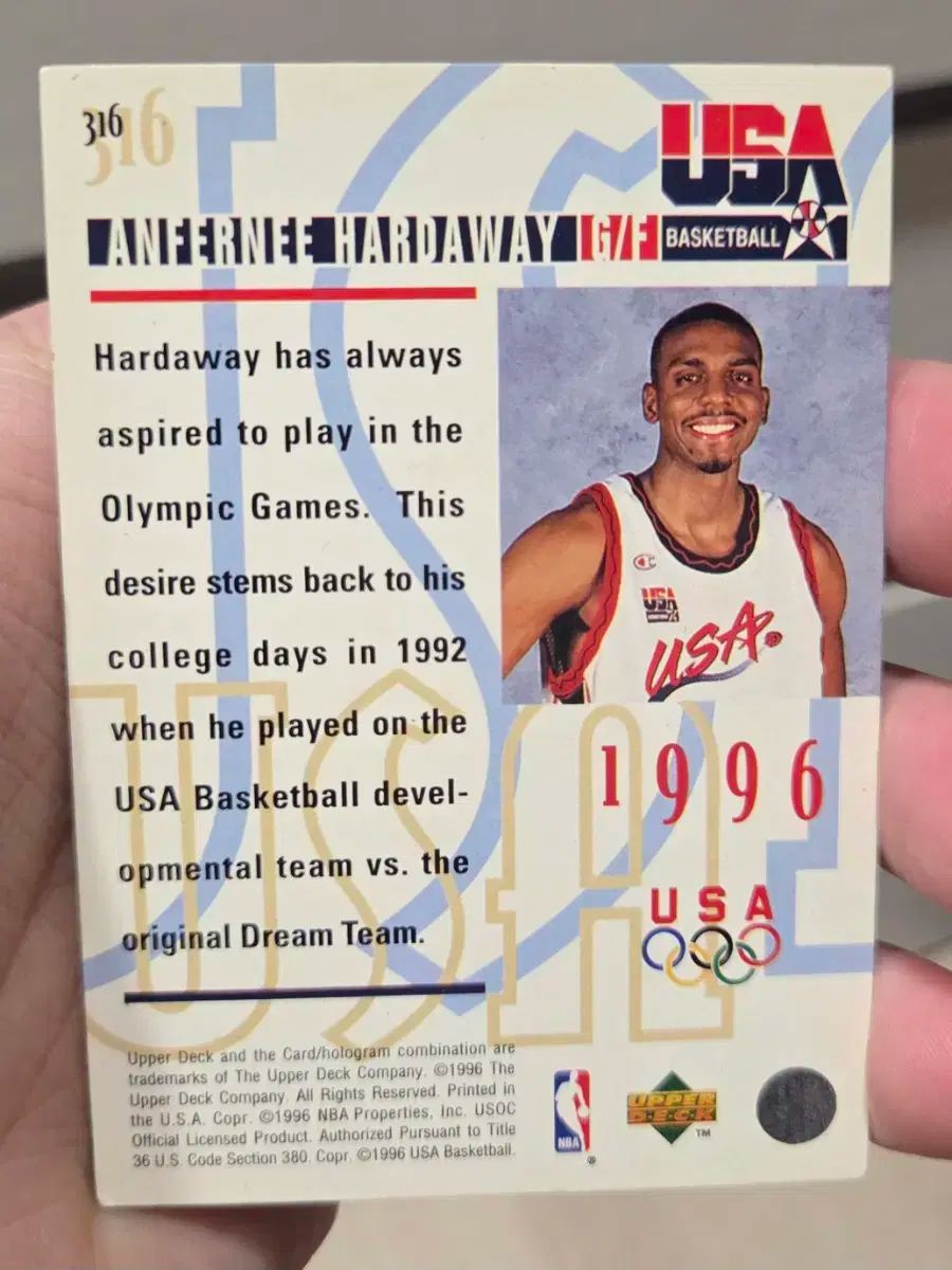 NBA カード アン・ファニー ハーダウェイ アッパーデッキ 316