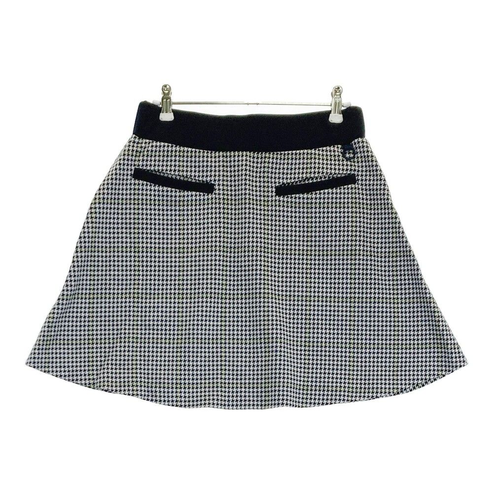 サイズ：1 23区GOLF ニジュウサンクゴルフ  リバーシブル ブルゾン 刺繍 チェック柄 ブラック系 [240101420718] ゴルフウェア レディース ストスト 23区 GOLF(ニジュウサンクゴルフ)｜中古ゴルフウェア通販サイト