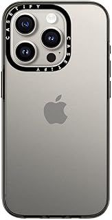 CASETiFY コンパクト iPhone 15 Pro ケース MIL規格準拠 2x MIL-STD-810G | 1.2mからの落下テストをクリア - クリア ブラック