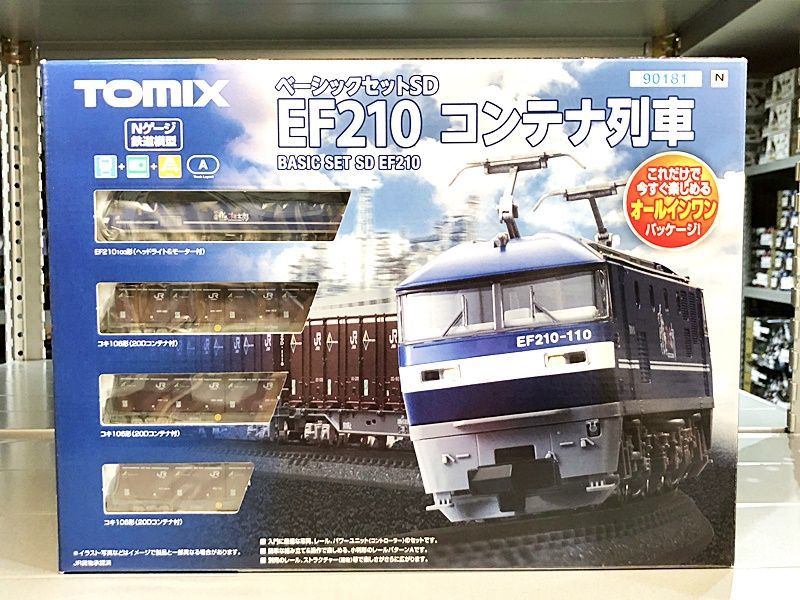 TOMIX Nゲージ 90181 ベーシックセットSD EF210コンテナ列車（新品 在庫品） - メルカリ