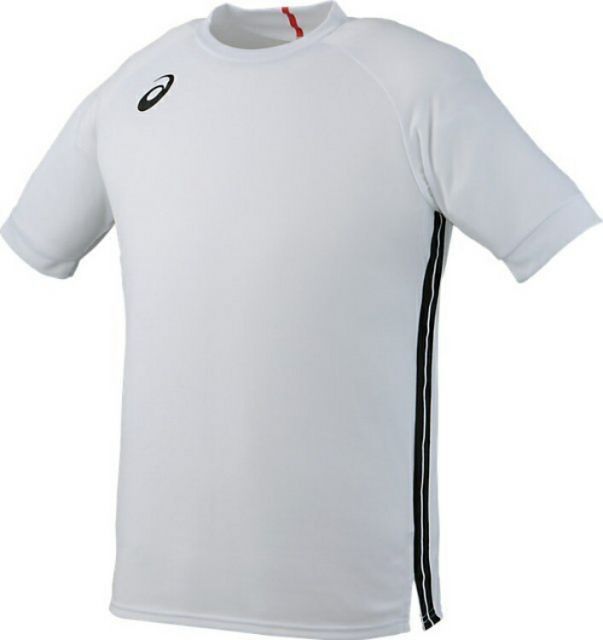 asics アシックス TEAM PRACTICE SHORT SLEEV ホワイト M XS6100 1 | スポーツ用品 スポーツ グッズ ツール アクセサリー 雑貨 小物 使いやすい サッカ  衣類 メンズ 男性用 M ウエア ウェア 吸汗速乾 機能性 