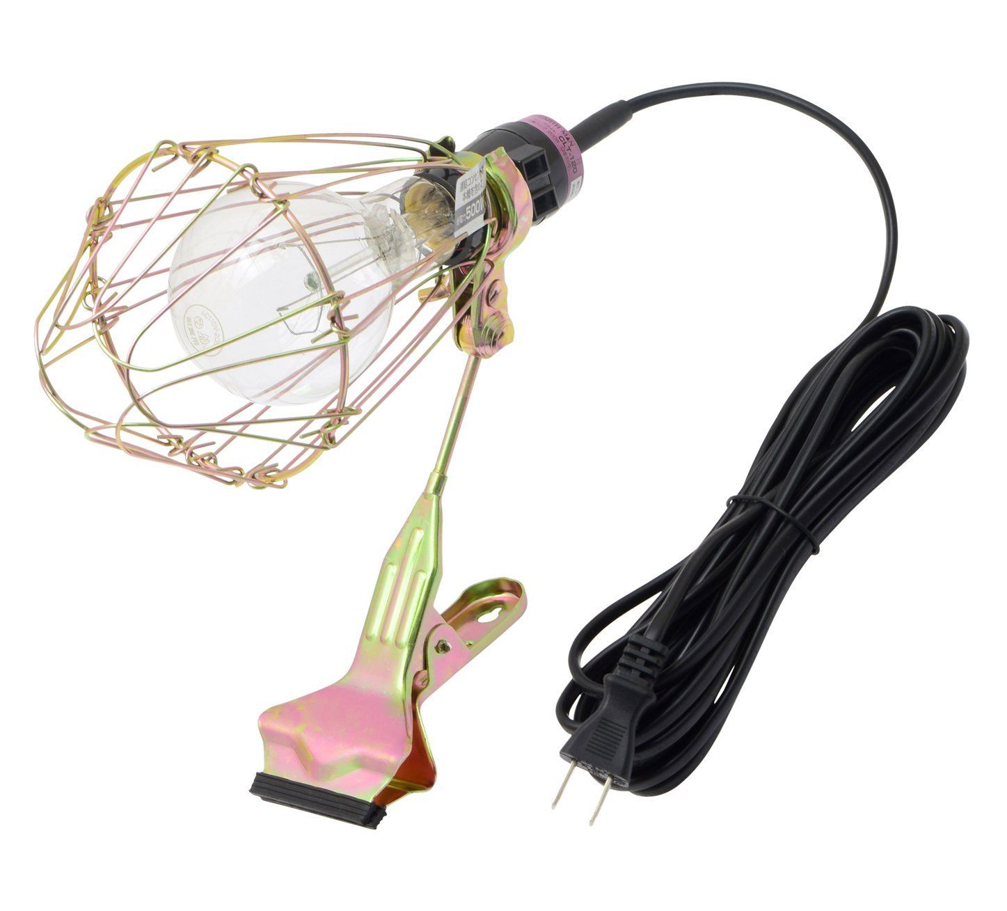 数量 EARTH MAN クリップライト 200 W 耐震球 CLT-120 コンセント付 口径E 26 照射角度調整 作業用 工事用 高儀 Takagi 現場 ライト 照明 投光器 植物育成 たかぎ