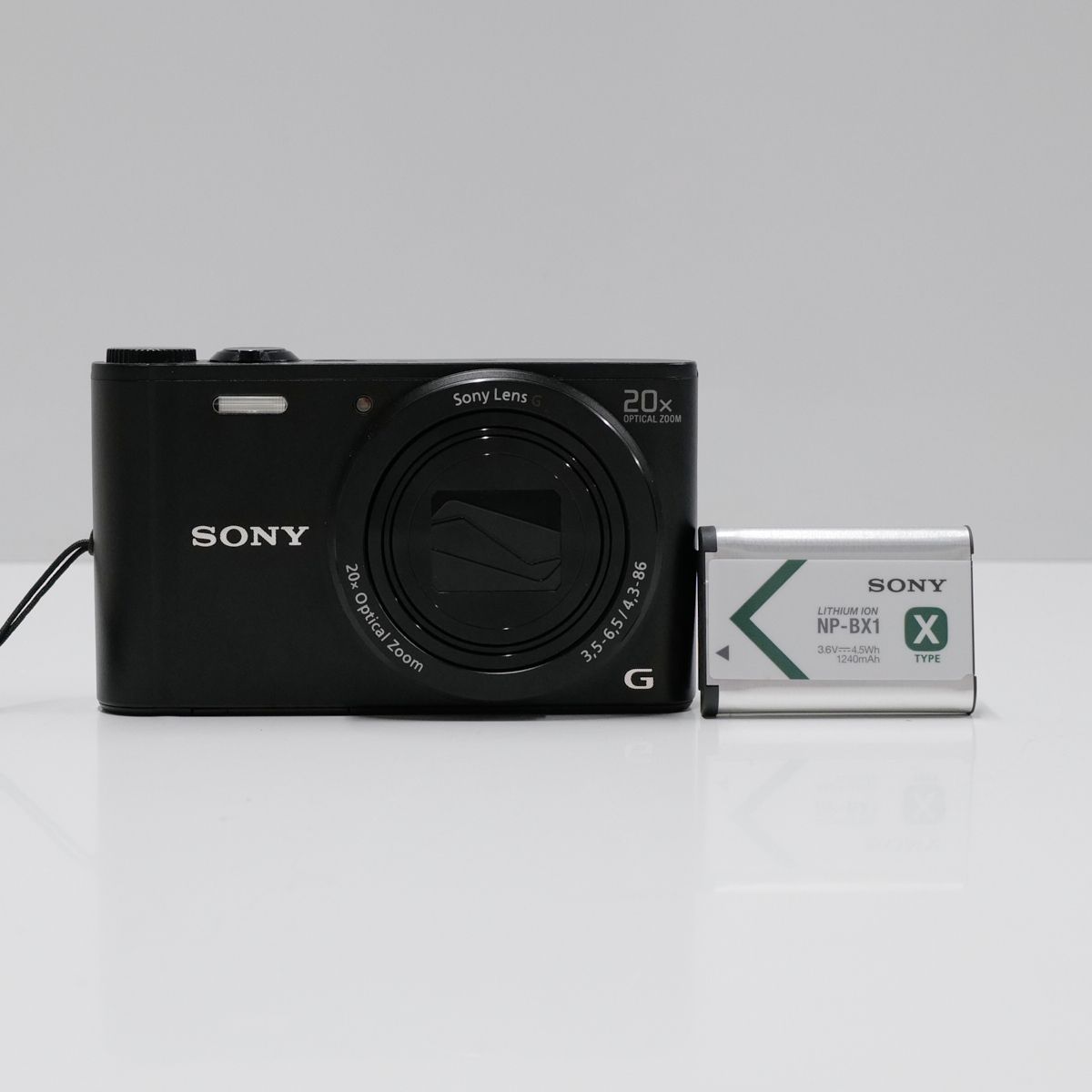 DSC-WX350 SONY Cyber-Shot USED超美品 デジタルカメラ 本体＋バッテリー 広角25mm 光学20倍ズーム Wi-Fi  高速AF 完動品 中古 CE3334 - メルカリ