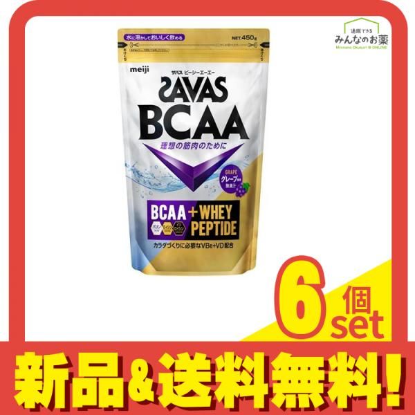 ザバス BCAAパウダー グレープ風味 450g 6個 まとめ売り - メルカリ