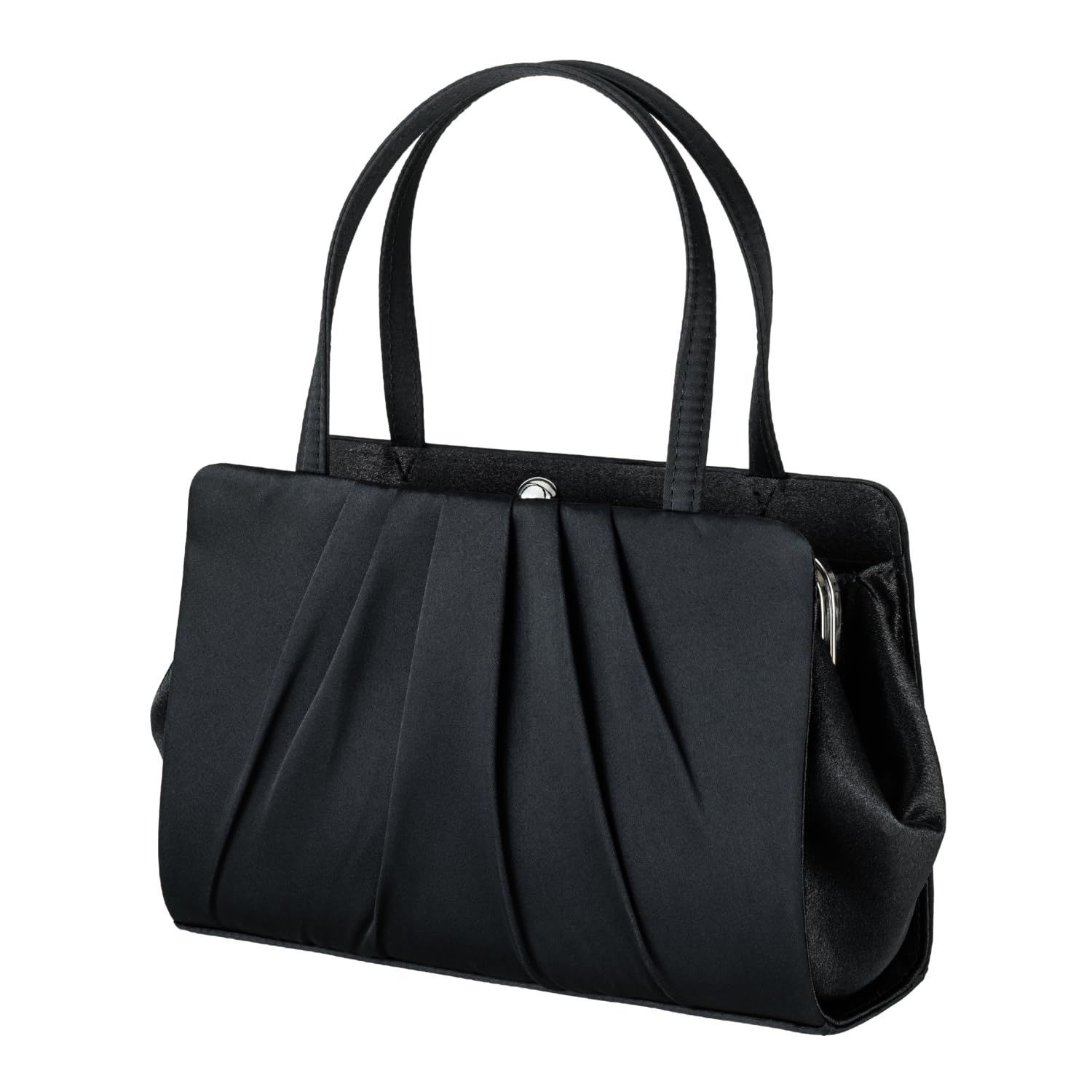 アンテプリマ ミディアム スクエア ブラック チェーン付き