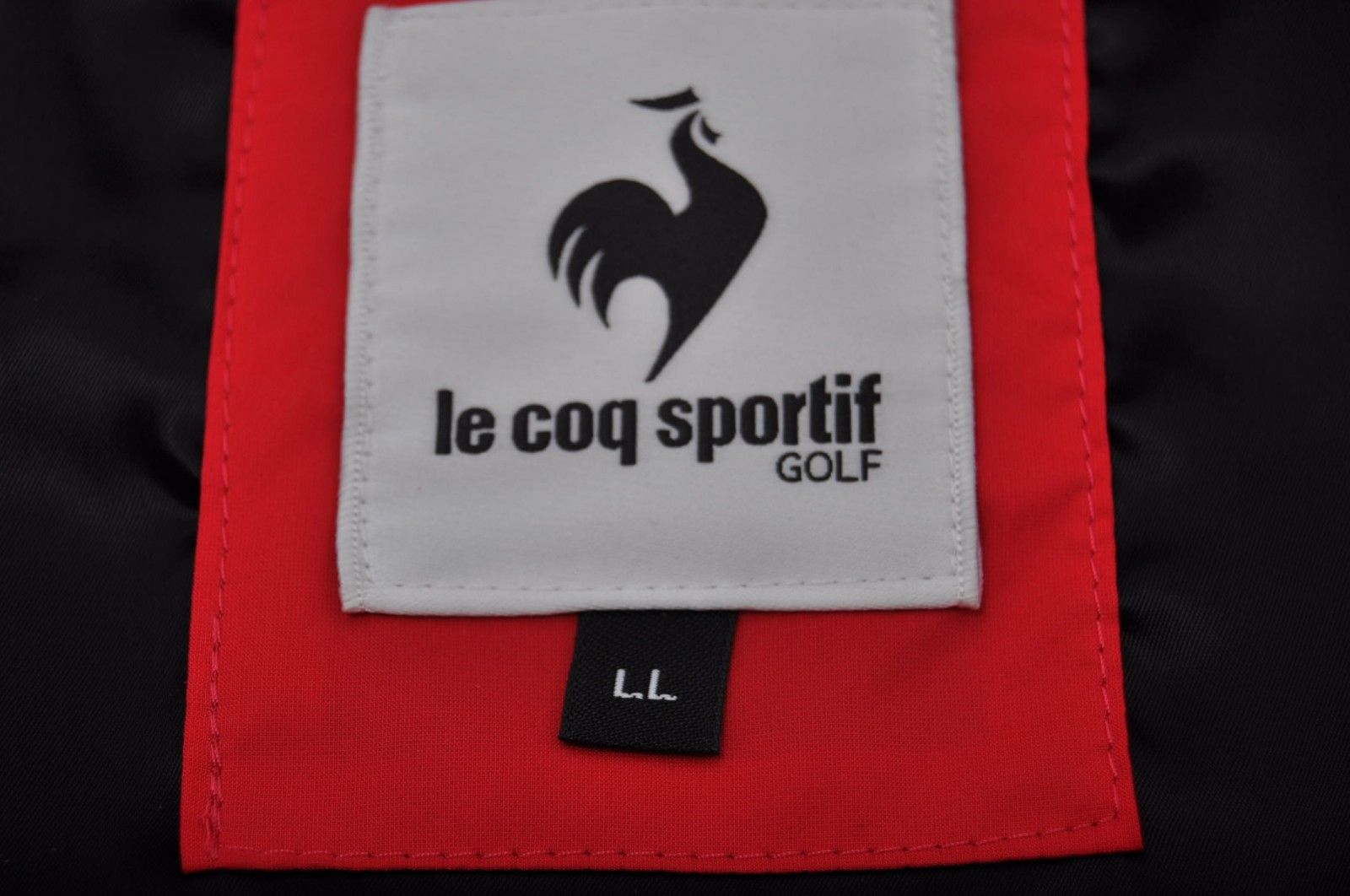 le coq sportif - coco 中古 ルコックスポルティフ le coq sportif メンズ ブルゾン LL  赤×白×紺 フルジップ 中綿入 ベスト　2WAY le coq sportif ルコック ジップパーカー レッド×ネイビー 薄手
