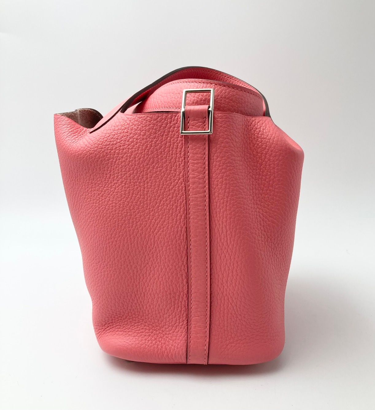 HERMES エルメス ピコタンロックPM ローズアザレ シルバー金具 A刻印 HERMES エルメス ピコタン ロック PM シルバー金具 ローズアザレ