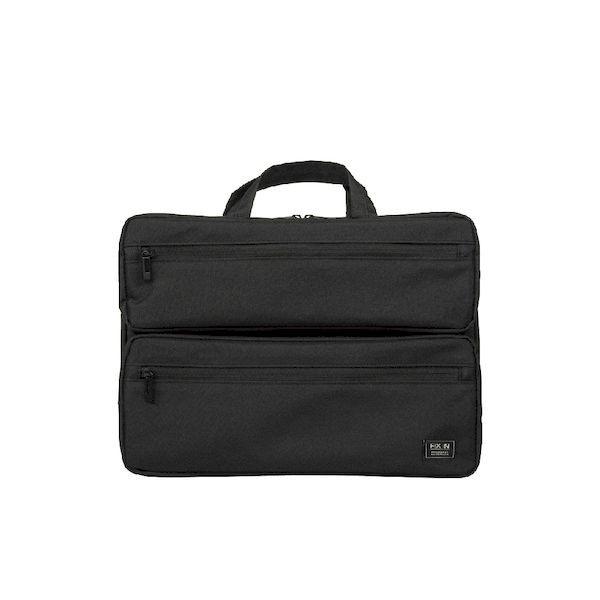  【新品・7営業日以内発送】ナカバヤシ SZC-FC151908BK 15インチ汎用PCインナーバッグ／2ポケット付／BK SZCFC151908BK【沖縄離島販売不可】 その他ノートPCアクセサリー
