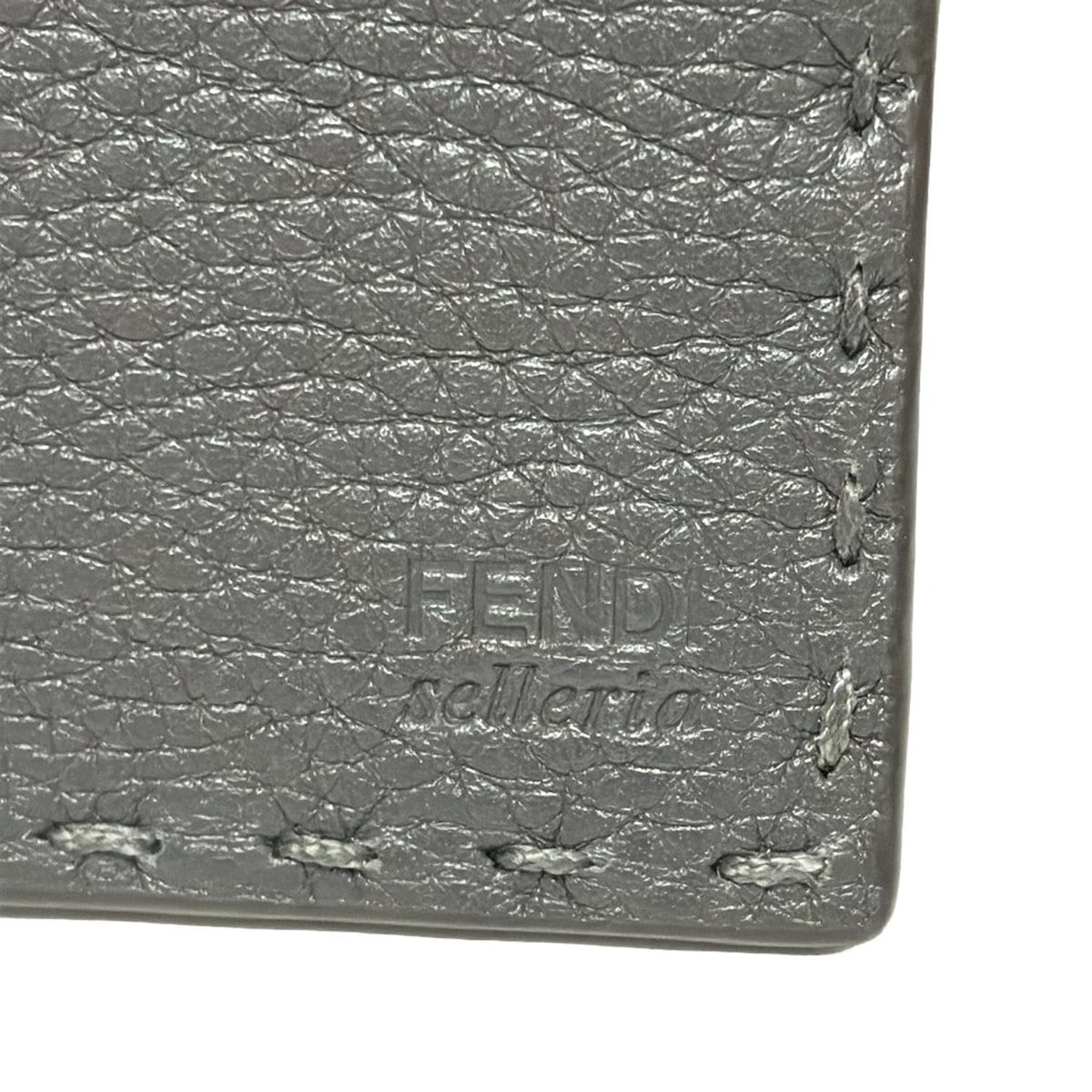 FENDI 長財布 ブラウン/ダークグレー FENDI フェンディ 7M0210 A9XS 長財布 メンズ 財布 ロング
