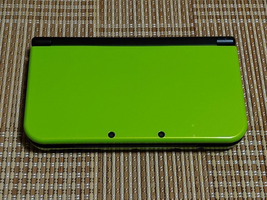 本体のみ New3DSLL ライム×ブラック D