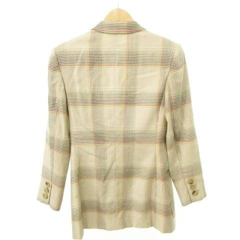 ヴァレンティノガラヴァーニ　ツイード　ジャケット　ストール　チェック柄 Johnstons of Elgin｜チェック柄 カシミヤ 大判サイズ ストール