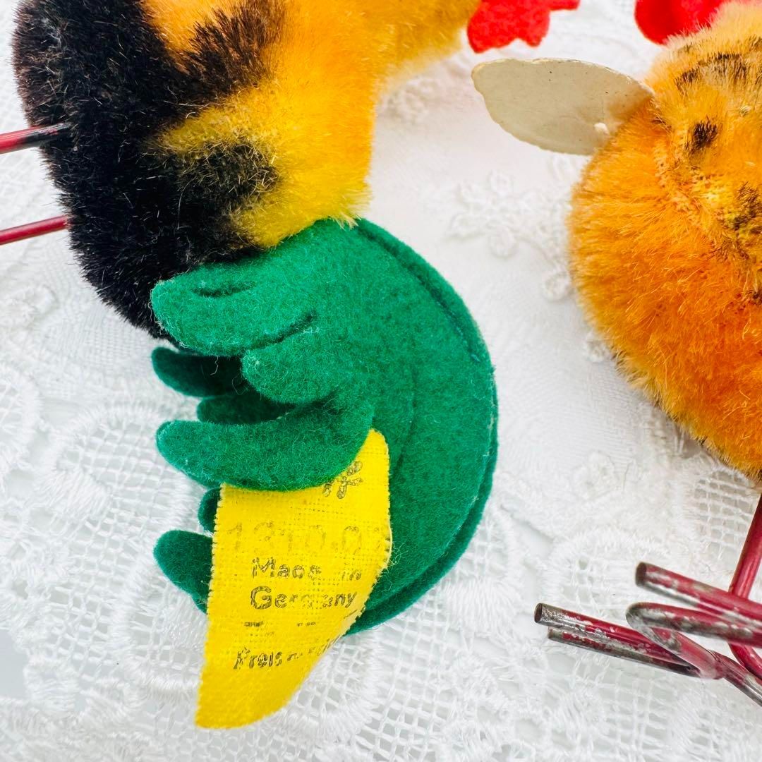 シュタイフ★Rooster&Hen★にわとりペア/雄鶏＆雌鶏/ルースター＆ヘン シュタイフ☆Rooster&Hen☆にわとりペア/雄鶏＆雌鶏/ルースター＆ヘン