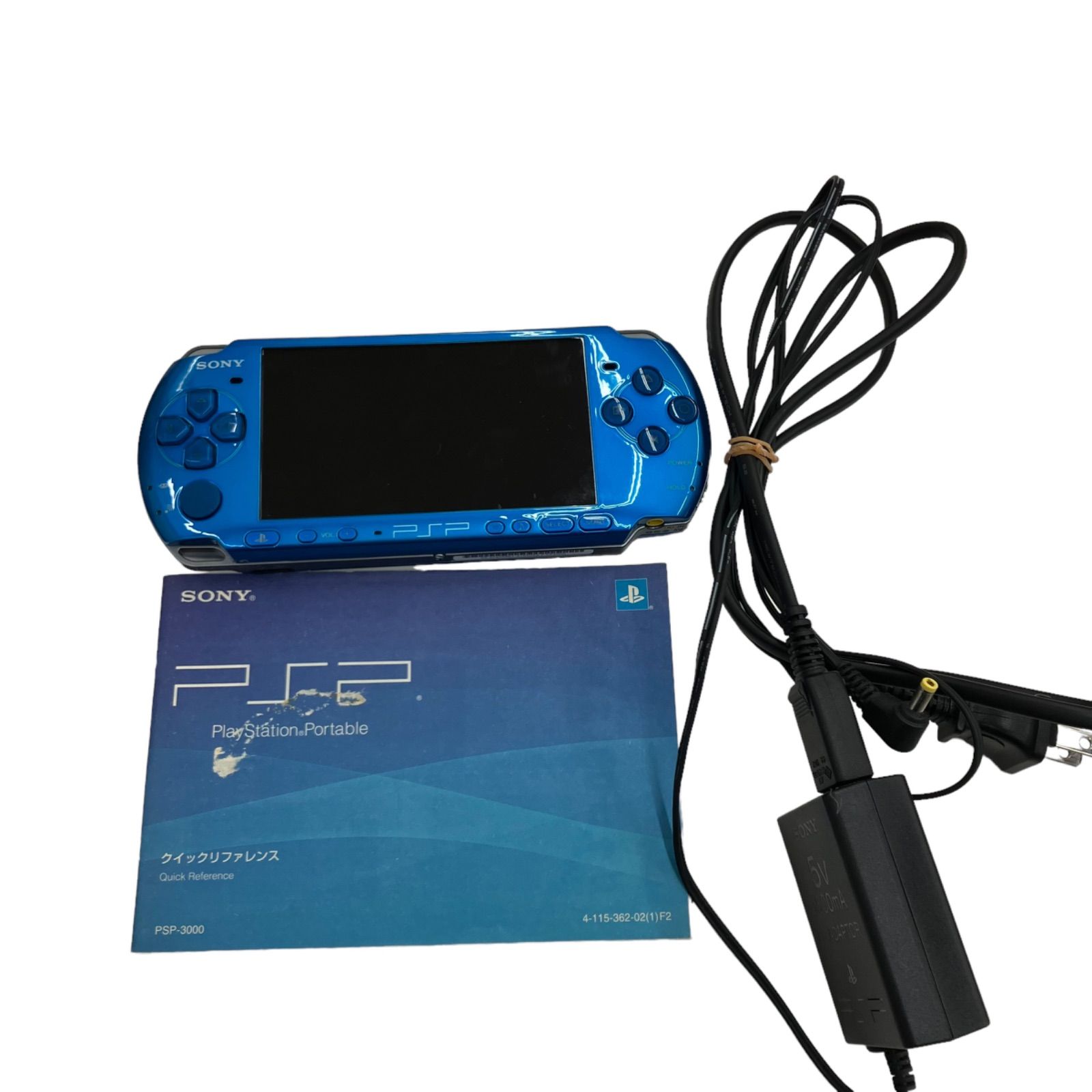 PSP3000   送料込みにしました GD7366 Plz Read Item Condi PSP-3000 MYSTIC Silver SONY PSP