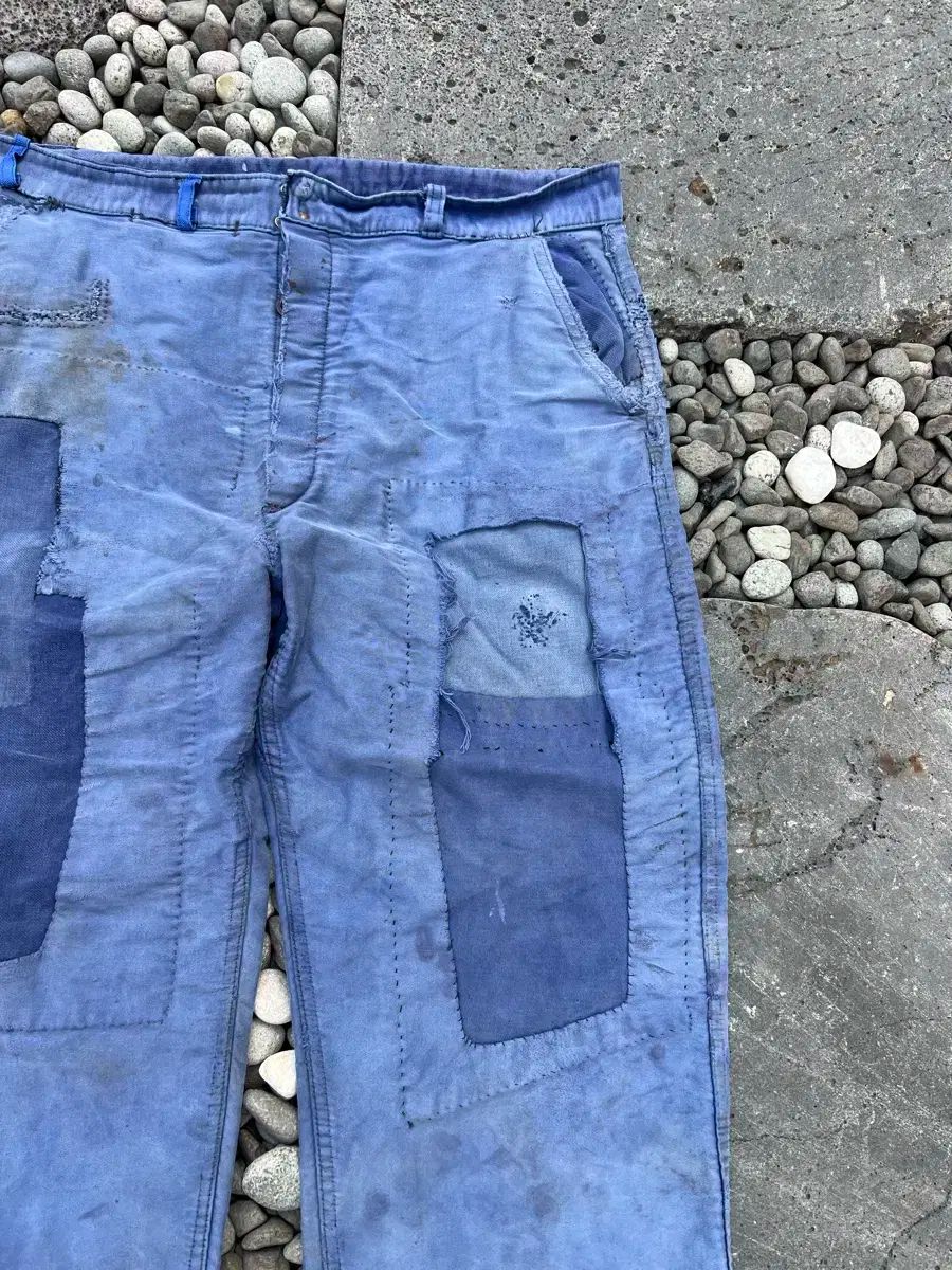 【W36】フレンチモールスキンワークパンツ　ヴィンテージ50-60's special! 50sフレンチワーク モールスキンパンツ ユーロヴィンテージ
