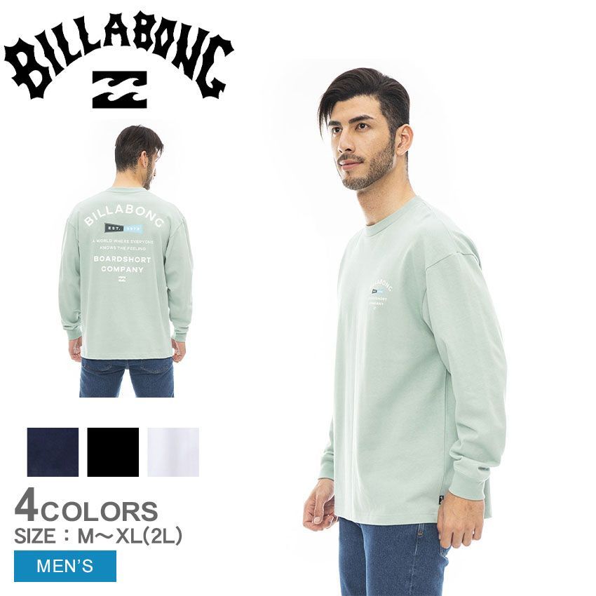 ビラボン 長袖Tシャツ BD012053 メンズ PEAK ロンＴ BILLABONG カラー:04.ホワイト 品番：2447-0251