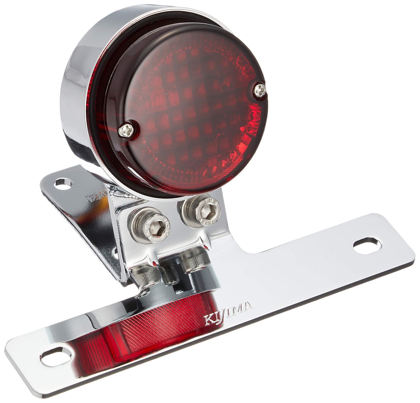 迅速発送 キジマ Kijima バイクパーツ クラシックテールランプ ラウンドL G18 12V23|8W 汎用 メッキ 218-3013