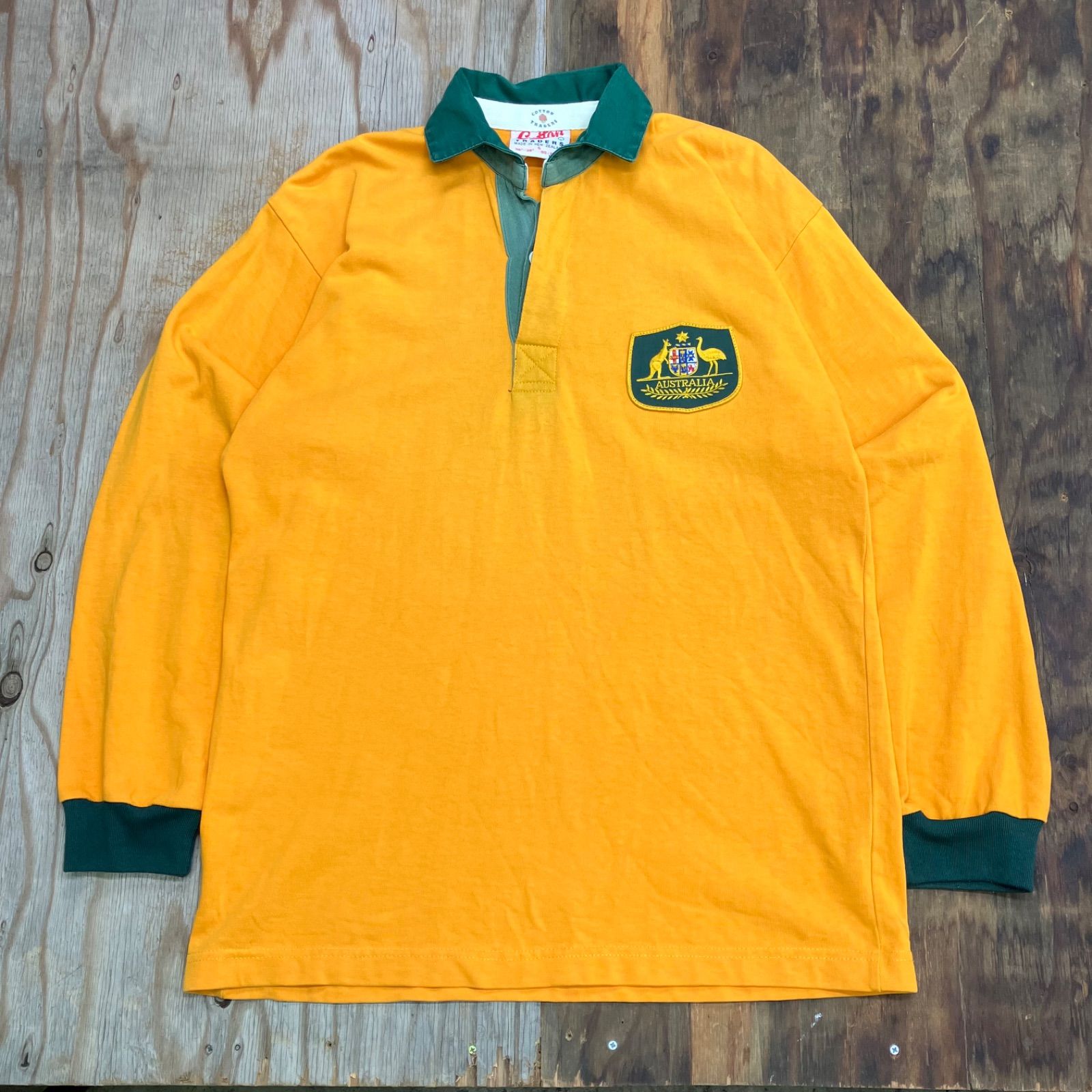 1999 日本ラグビー トレーニング ラガーシャツ S BARBARIAN/Rugby Collar S/S SHIRT / ラグビーカラーショート