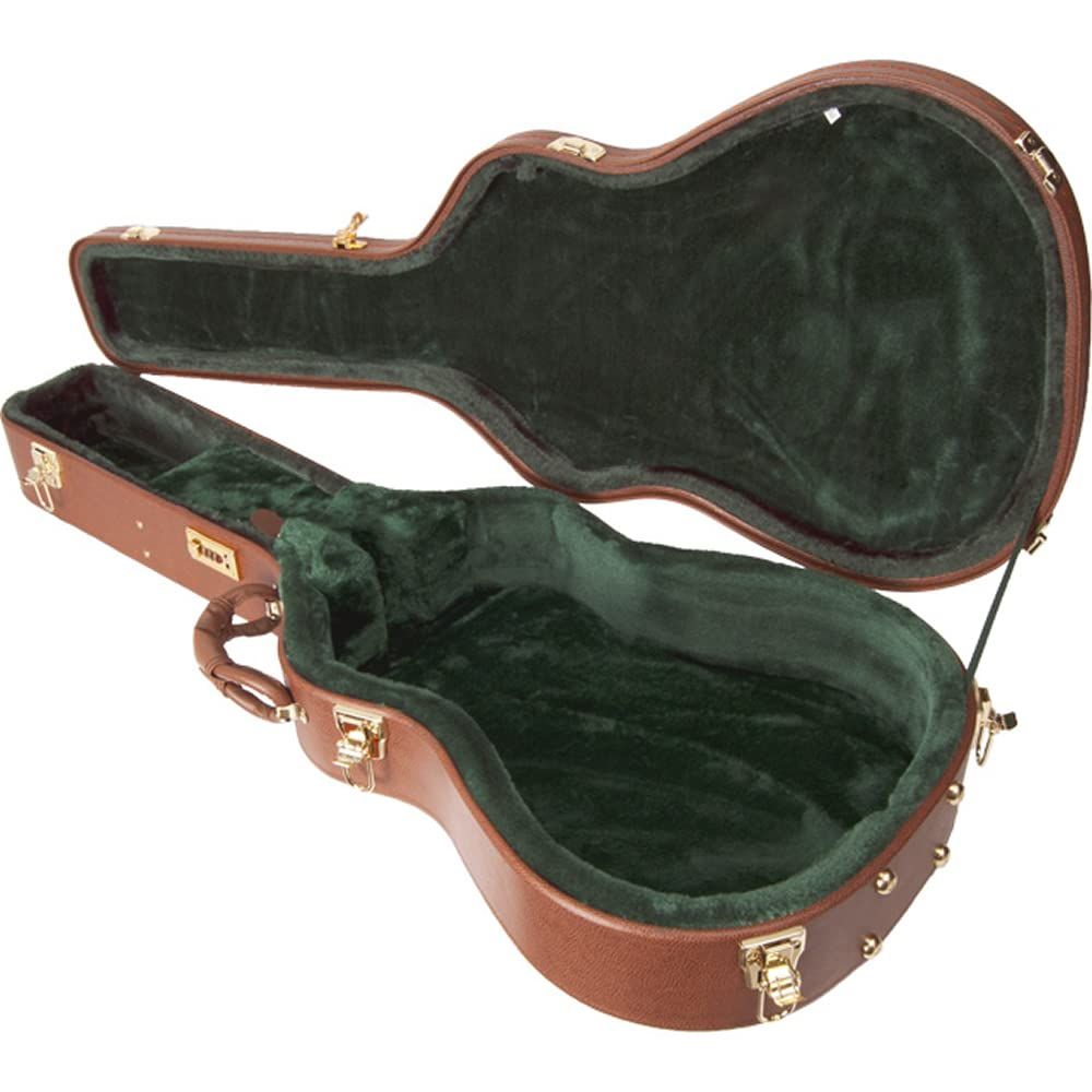 クラシックギター用 ハードケース G-130 KC 鍵付きブラウンレザー WWW_NOITHATQUANGTHANH_NET