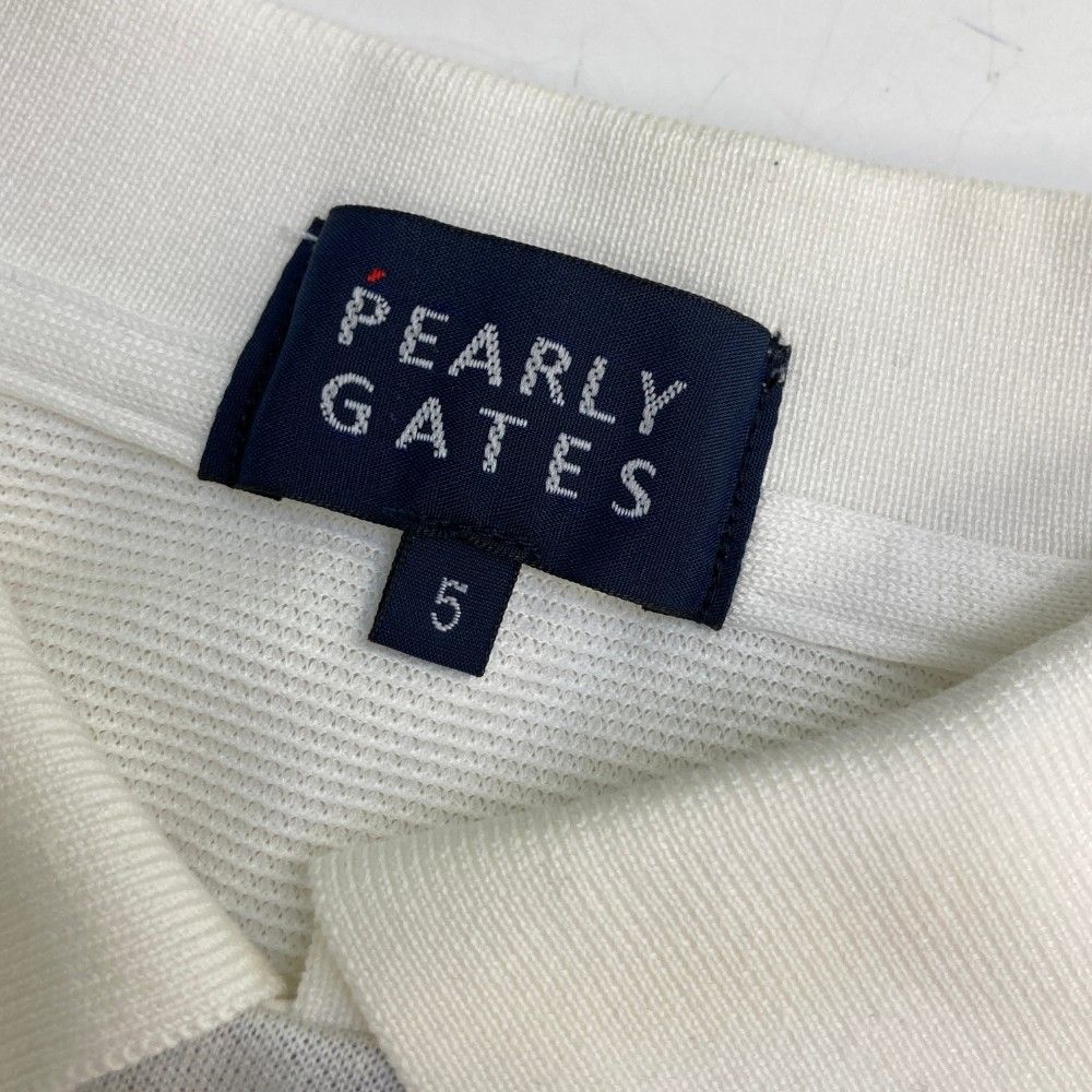 サイズ：5 PEARLY GATES パーリーゲイツ 半袖ポロシャツ