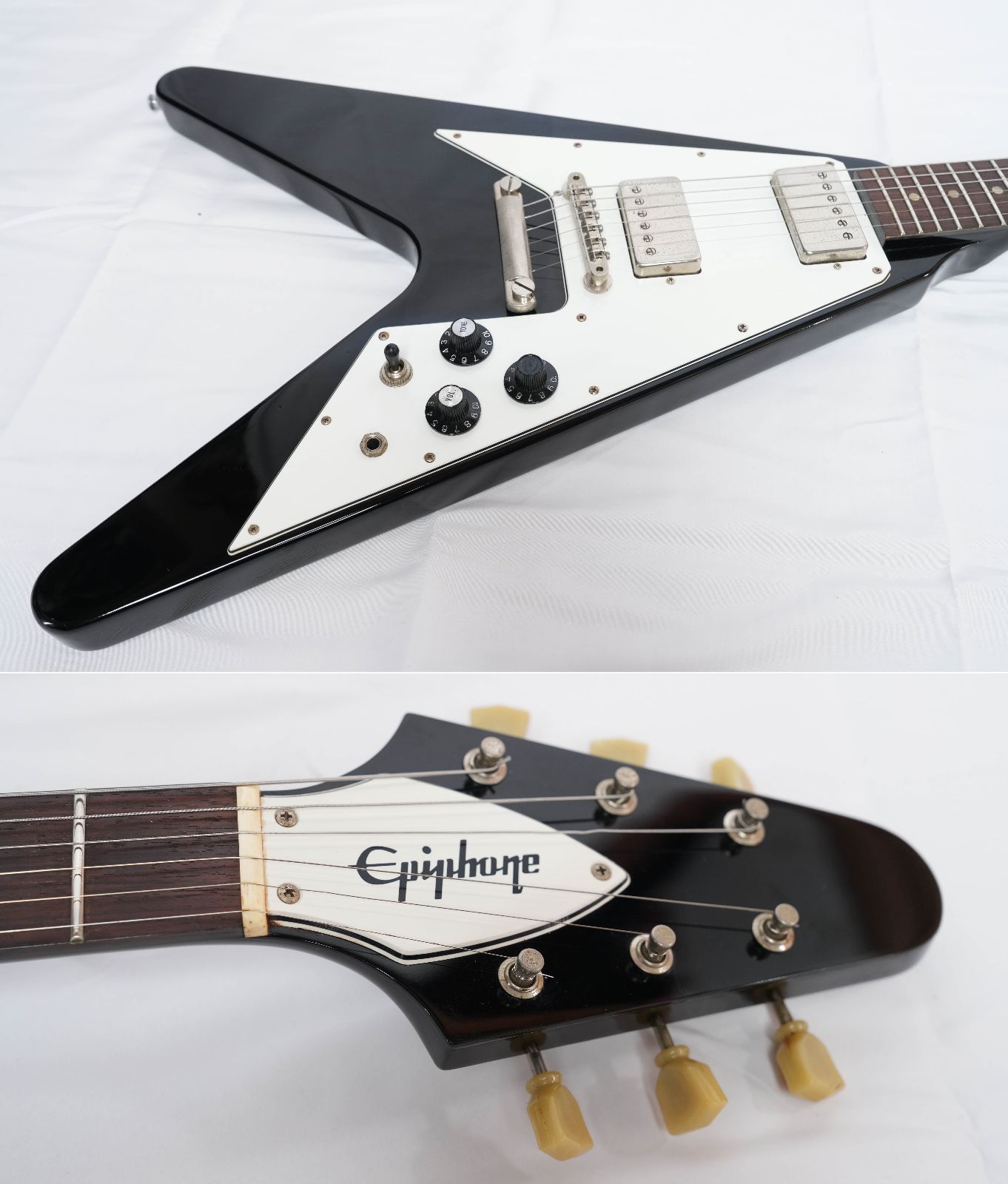 ☆Epiphone Japan☆FV-70 BLACK 1998年製 Flying V 状態良好