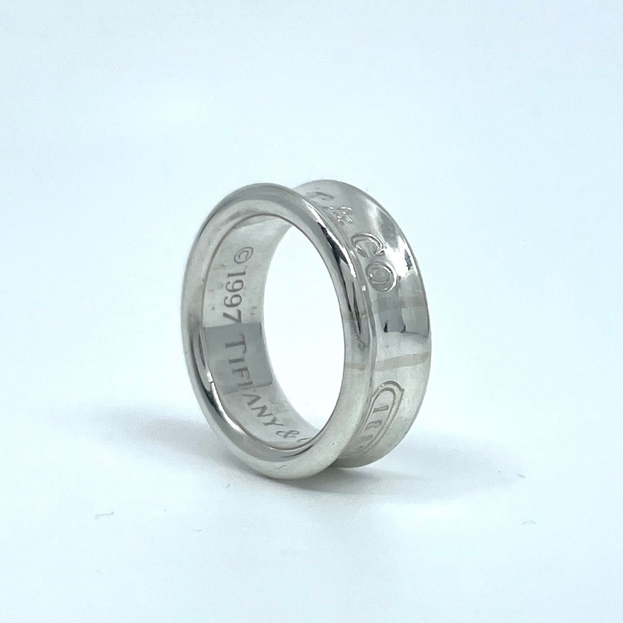 美品 ティファニー 1837 リング　9号 美品 TIFFANY & Co. ティファニー 1837 ミディアムリング 9号