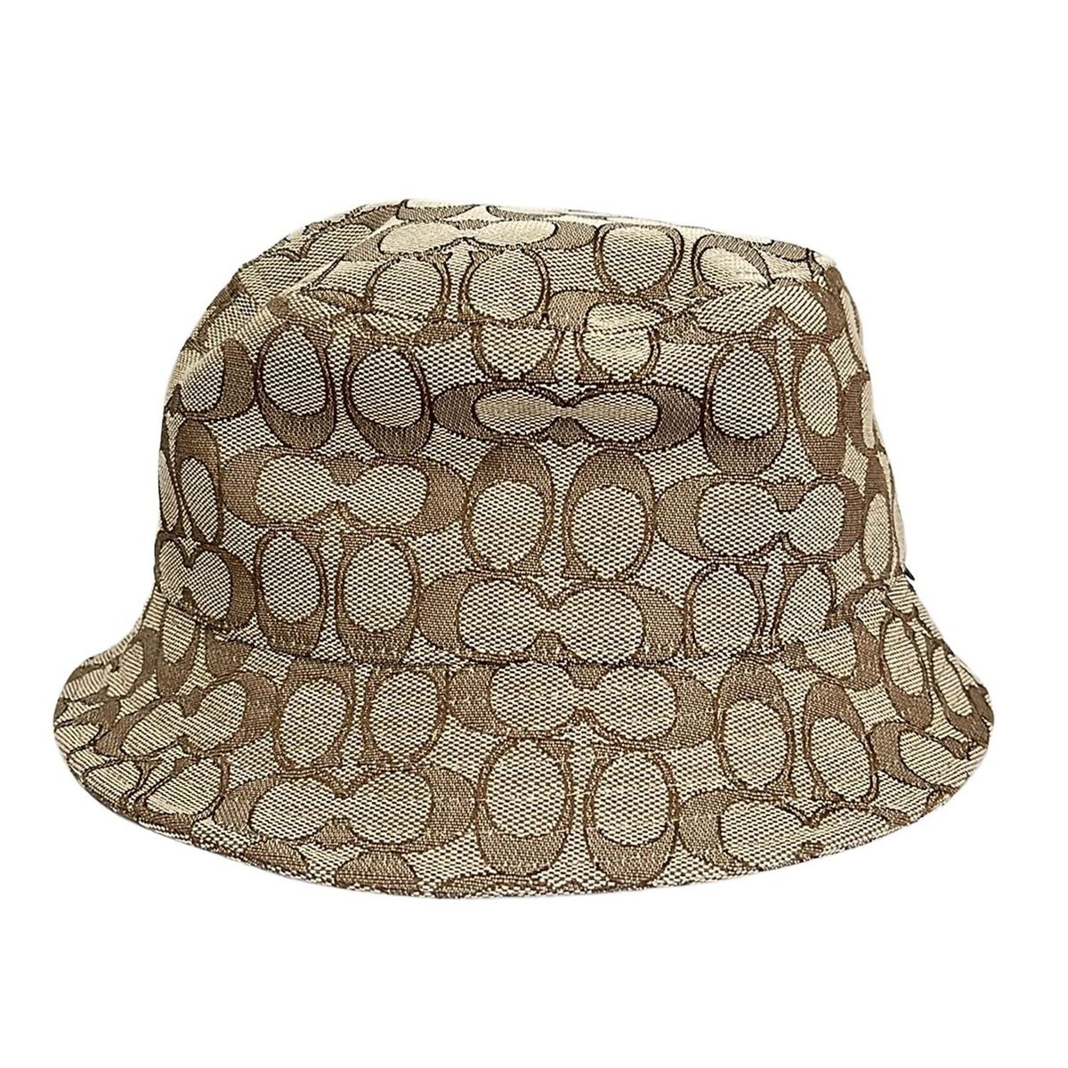COACH コーチ ハット O-S - カーキ コットン