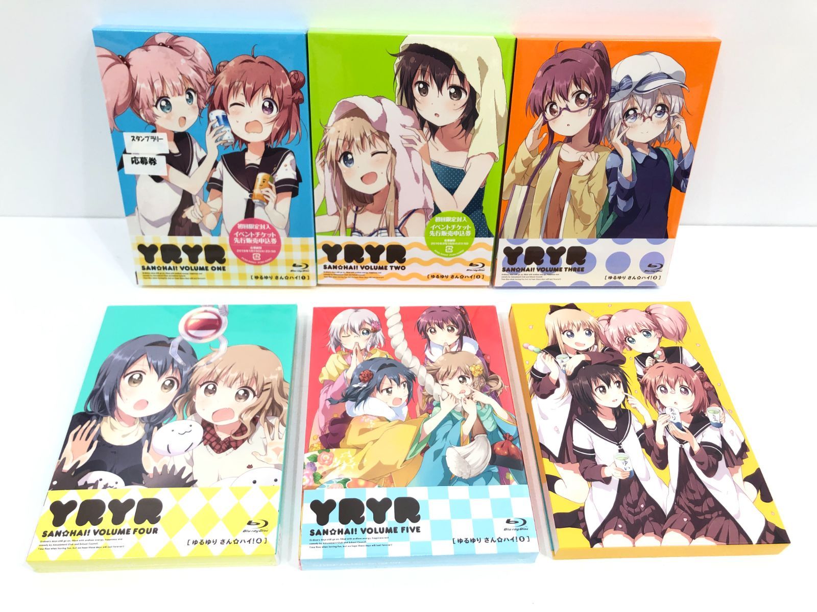 新品未開封 ゆるゆり DVD 全6巻セット 初回限定版 瑞々し 