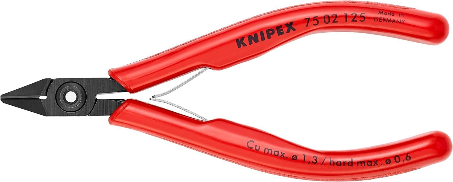 クニペックス KNIPEX 7502-125 エレクトロニクスニッパー 7501-125 SB