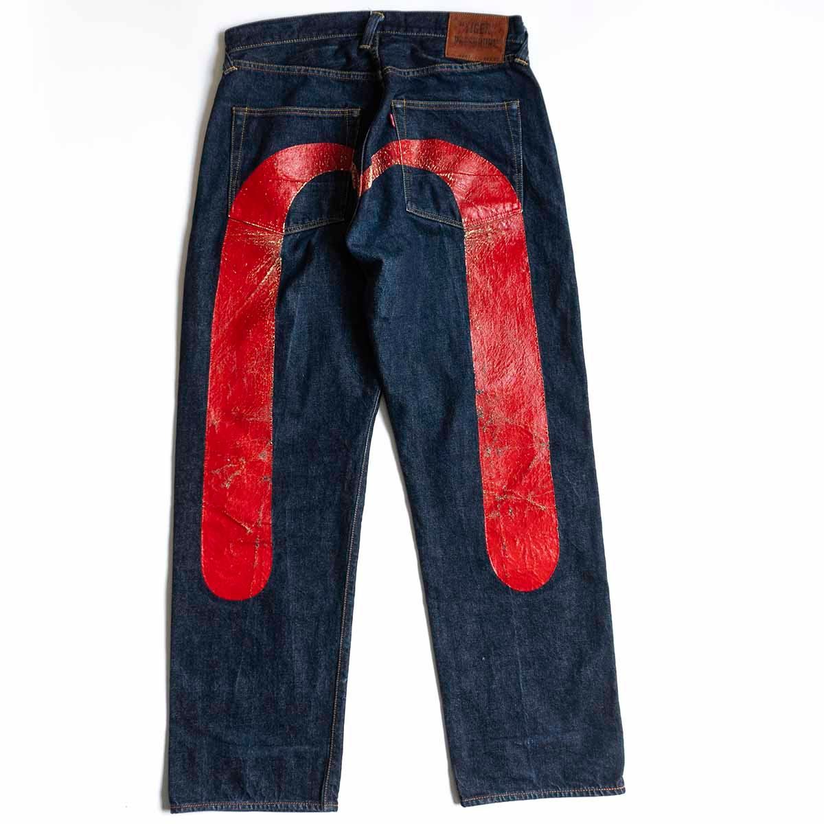 雰囲気抜群/濃紺】EVISU 【LOT.2001 デニムパンツ】36×32 エビス
