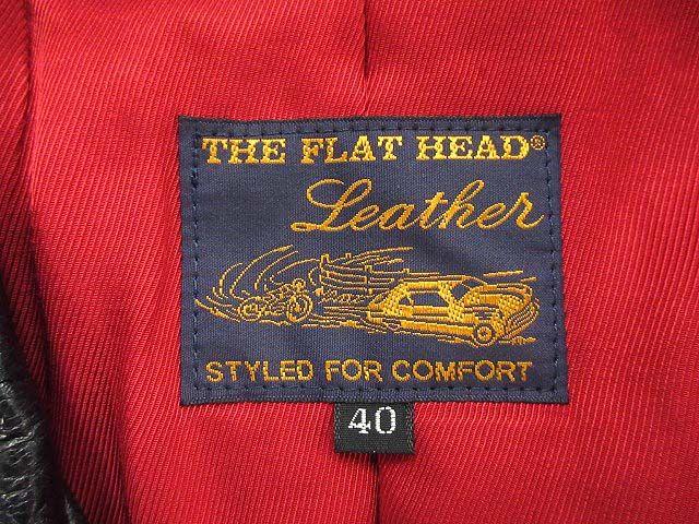 FLAT　HEAD ディアスキン　P-コート　F-DLJ001 新品 ザ フラットヘッド THE FLAT HEAD ディアスキン Pコート 鹿革 F
