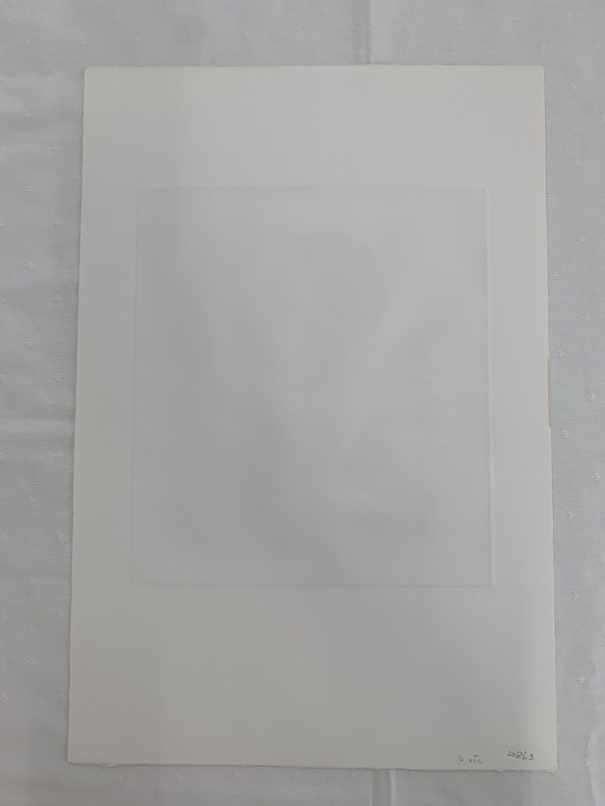 銅版画 作家直筆サイン