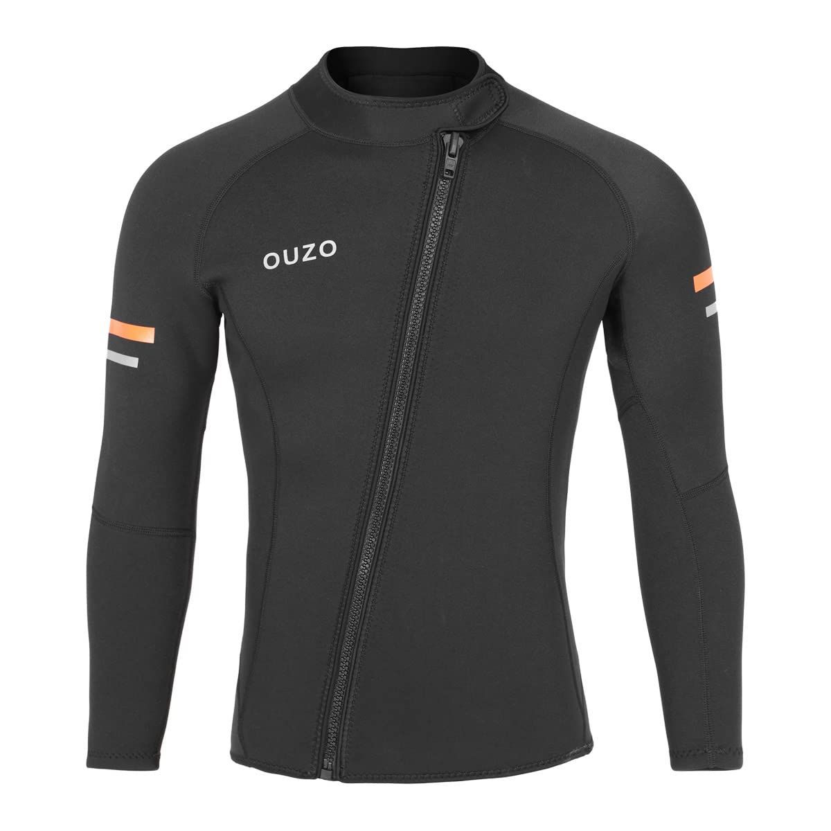 Color ジャケット_Size M ウエットスーツ タッパー メンズ 1.5mm ネオプレン ウエットスーツ ジャケット 上着 男女兼用 フロントジッパー 長袖 サーフィン ウエットスーツ シュノーケリング 沢登 磯釣り Mサイズ
