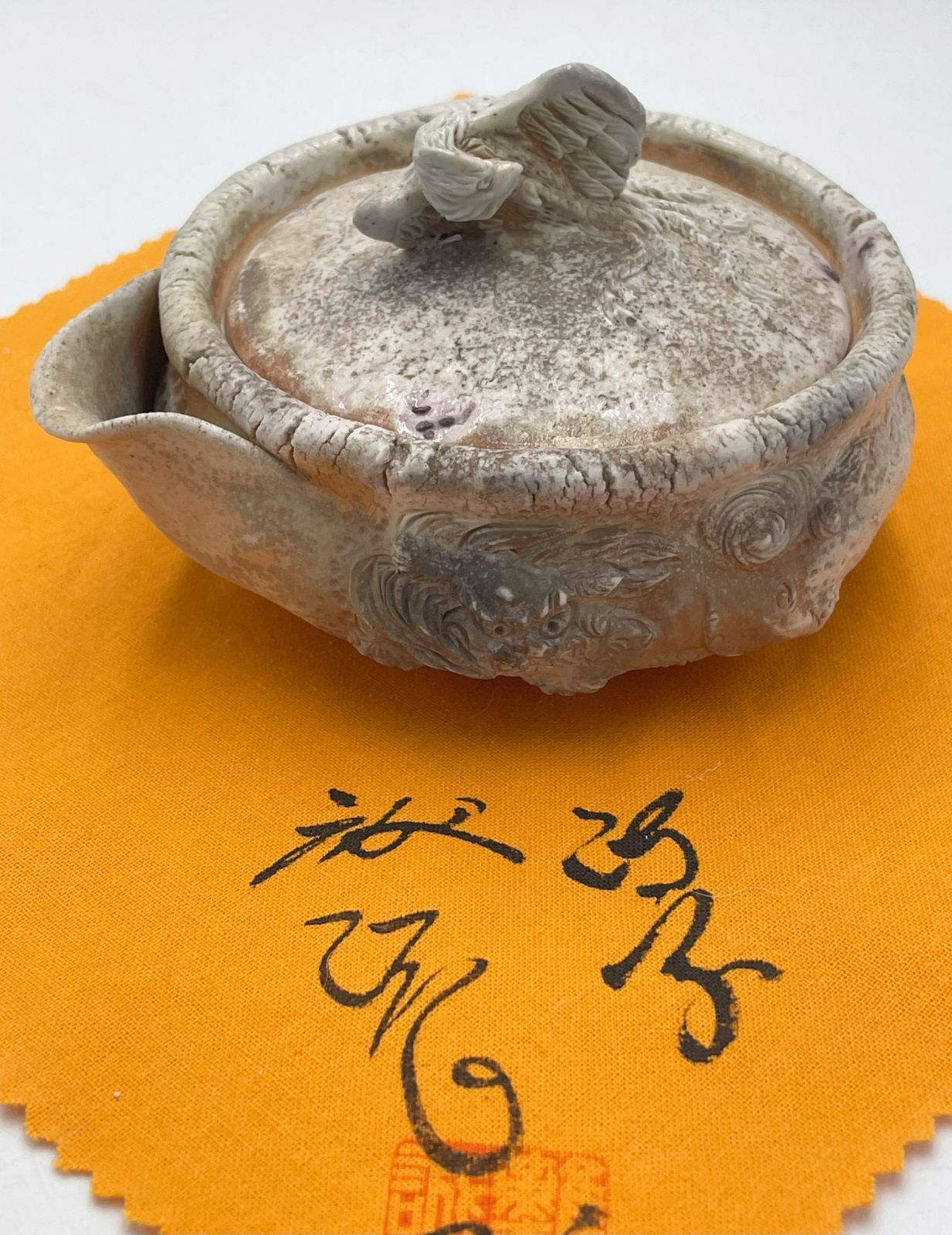 備前焼 白備前 難波誠治作 鳳凰 宝瓶 NS13 - メルカリ