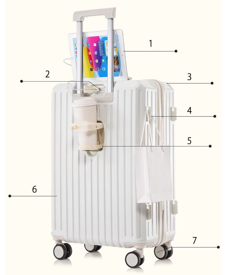 多機能スーツケース ebFr804