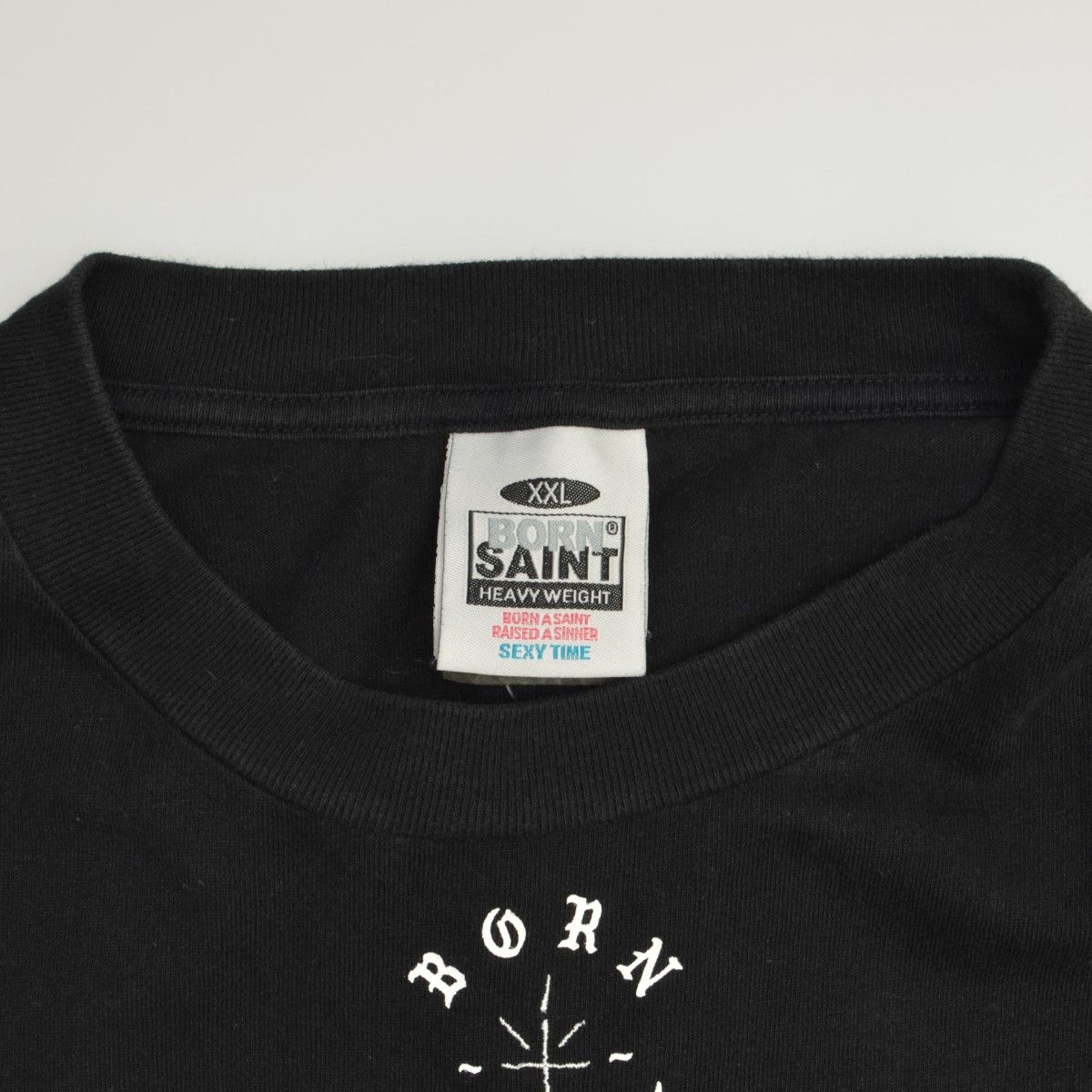 SAINTM×××××××BORNXRAISED】SM-YS8-0000-C08 BR_LS TEE BORN SAINT長袖  