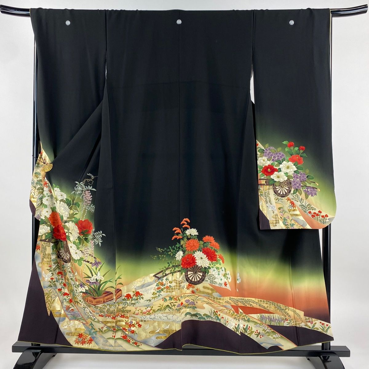 振袖 身丈156cm 裄丈67.5cm 正絹 秀品 【中古】 振袖 身丈156cm 裄丈67cm 正絹 秀品 【中古】の通販 by バイセル