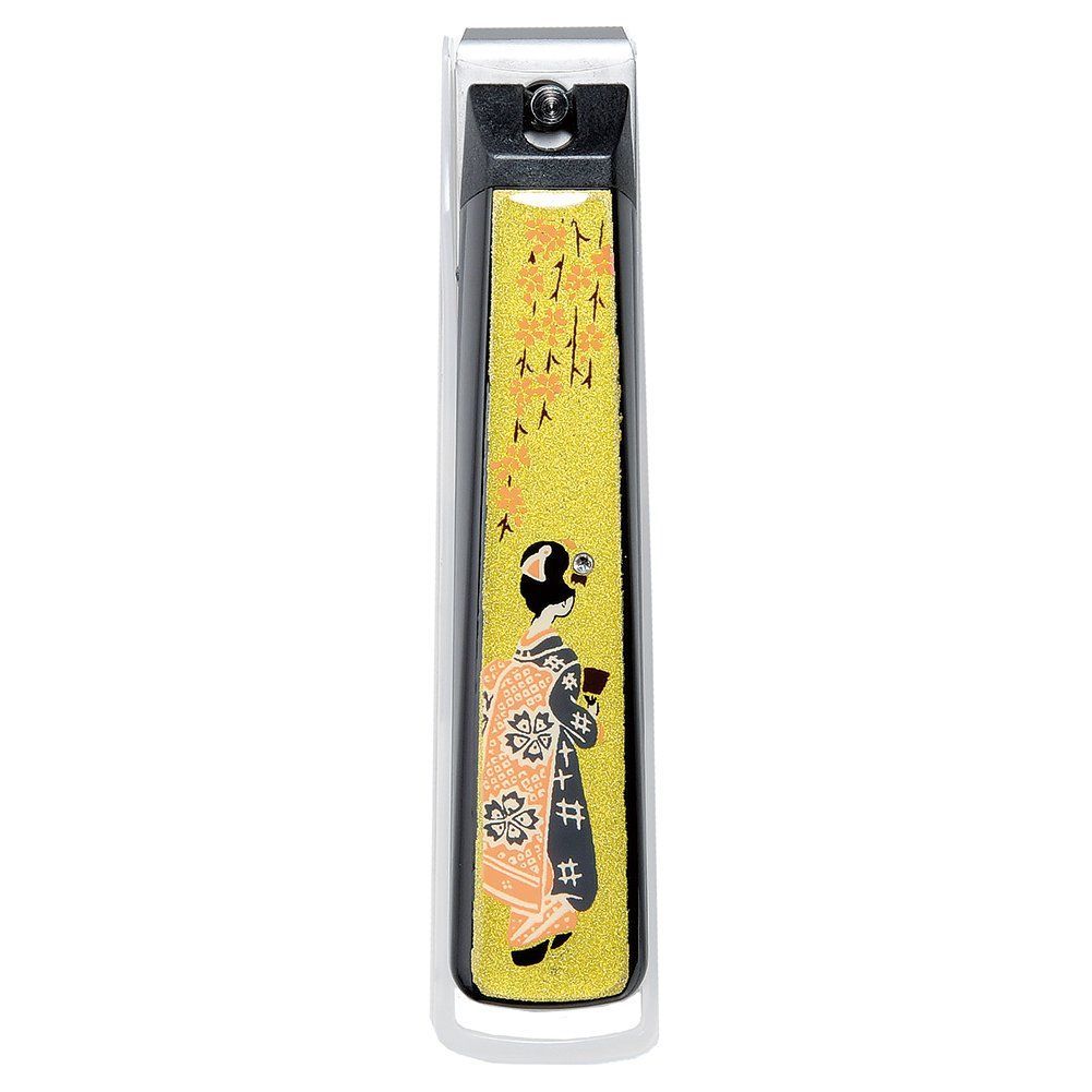 【数量限定】爪切り 桐箱入 蒔絵 舞妓 日本製 MN-6 ナガオ