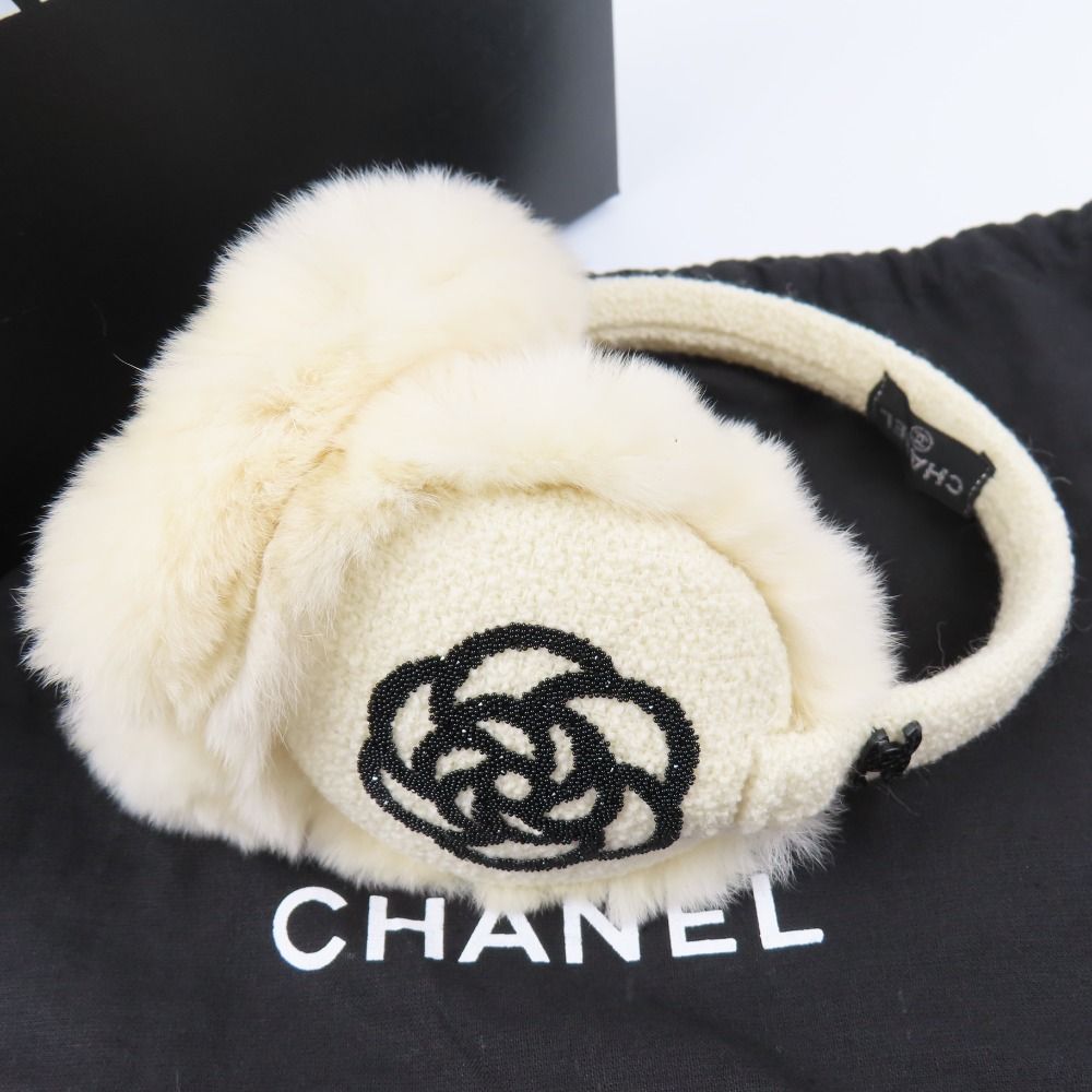 CHANEL シャネル イヤーマフ イヤーマフラー ココマーク 耳当て 