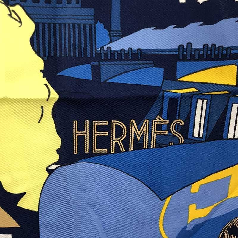 新品未使用✨HERMES エルメス　ミッドナイトフォーブル　カレ65 ネイビー 新品未使用✨HERMES エルメス ミッドナイトフォーブル カレ65