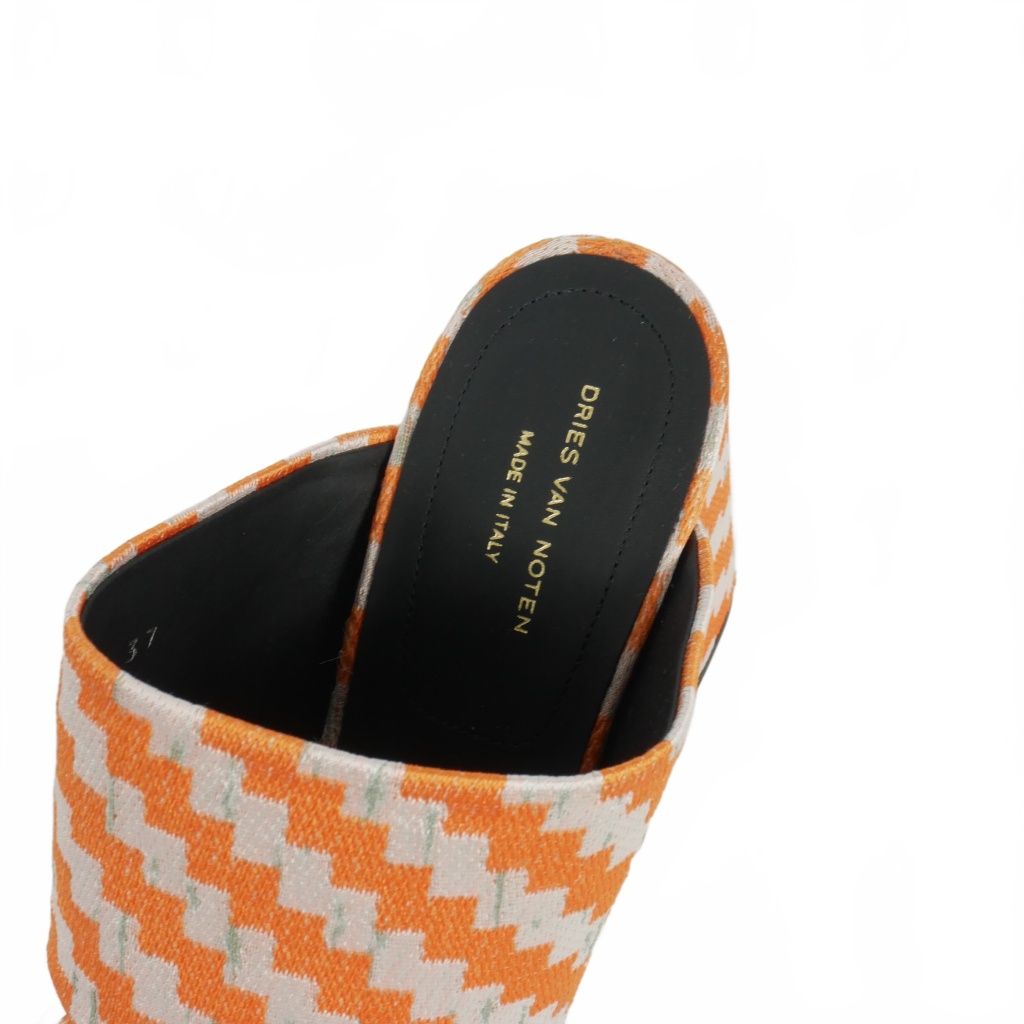 Dries Van Notenジャガード ミュール ドリスバンノッテンサンダル DRIES VAN NOTEN（ドリスヴァンノッテン）サンダル ベージュ