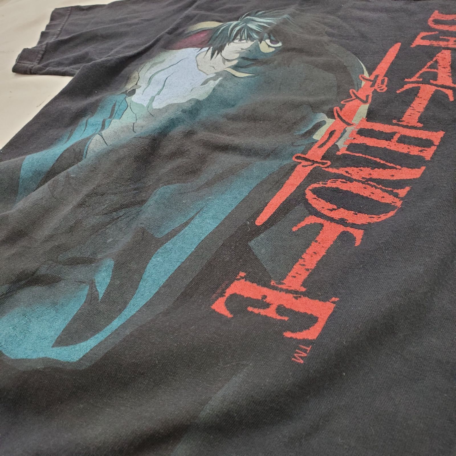 希少】デスノート DEATH NOTE L エル メキシコ製 Tシャツ アニメT 