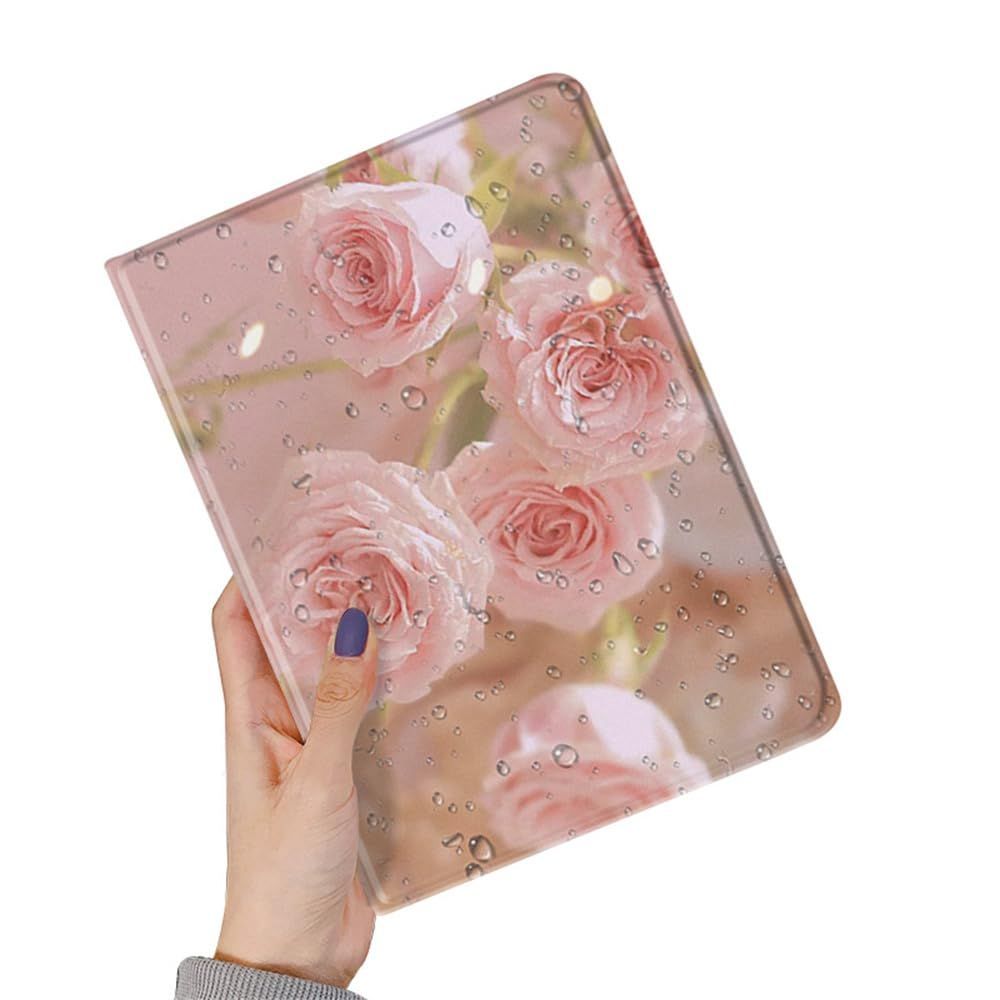 【在庫処分】女性Color オリジナル ブック式 収納 Pencil Apple オートスリープ フラワー 柄付き カバー 1 iPad10 アイパッド レディース 可愛い 花柄 ケース 10 iPad