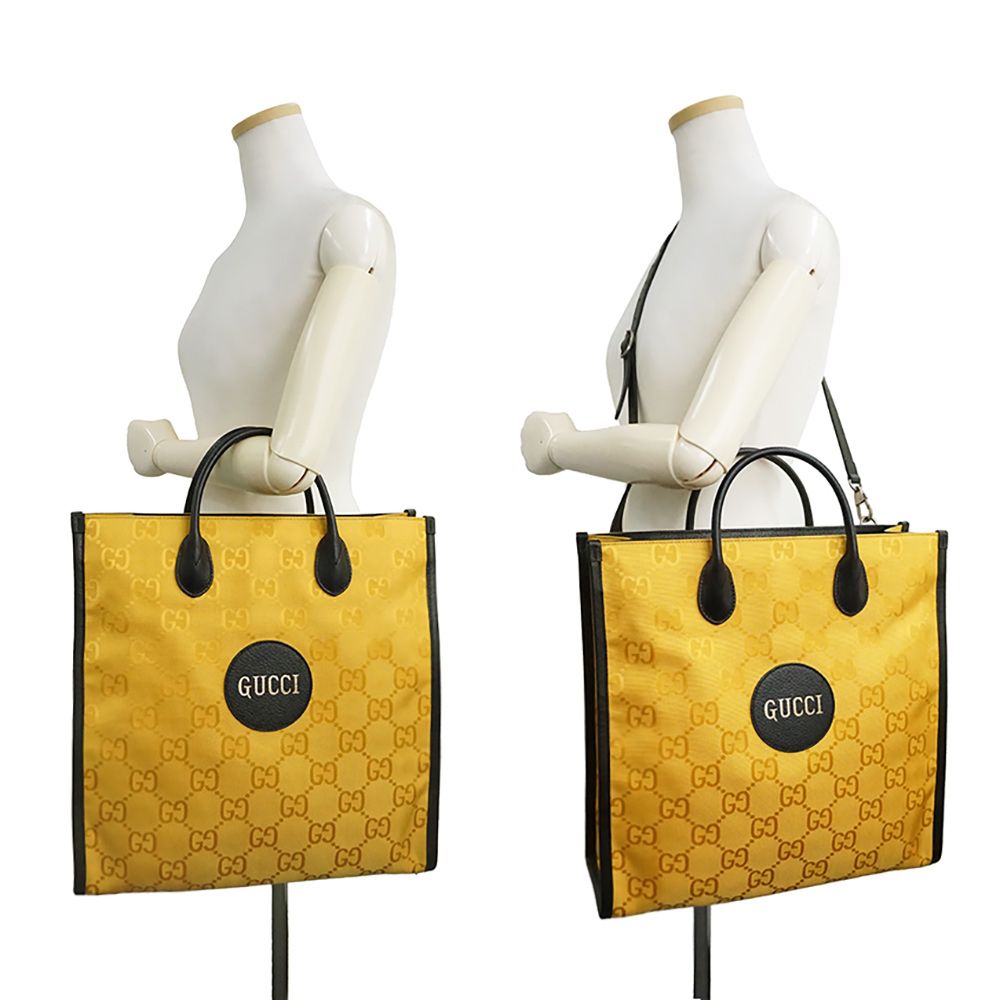 本物 グッチ GUCCI オフザグリッド GGナイロン 2WAY ショルダーバッグ トートバッグ ブラック 630355 Off The Grid バッグ 中古・ 楽天市場】本物 グッチ GUCCI オフザグリッド GGナイロン 2WAY