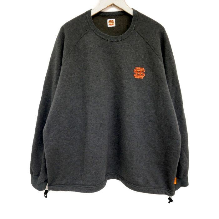 SEE SEE SEESEE シーシー 国内正規 RAGLAN CREW SWEAT ラグランスウェット ドローコード ロゴプリント CHARCOAL  チャコール XL - メルカリ