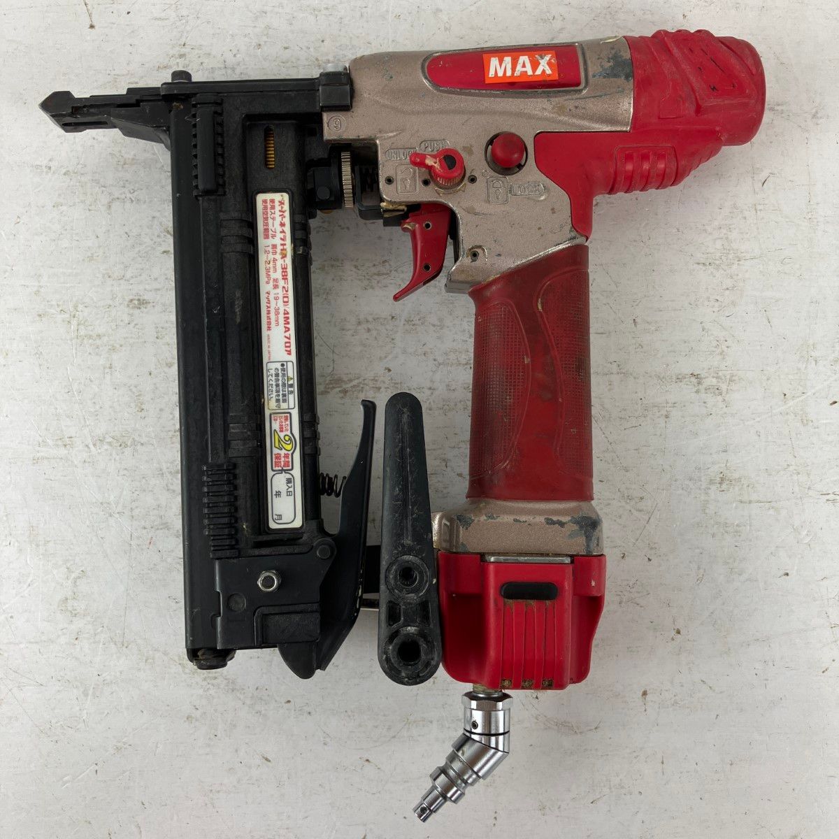 ЗЗMAX マックス 38mm 高圧 フロアタッカ HA-38F2 D |4MA レッド